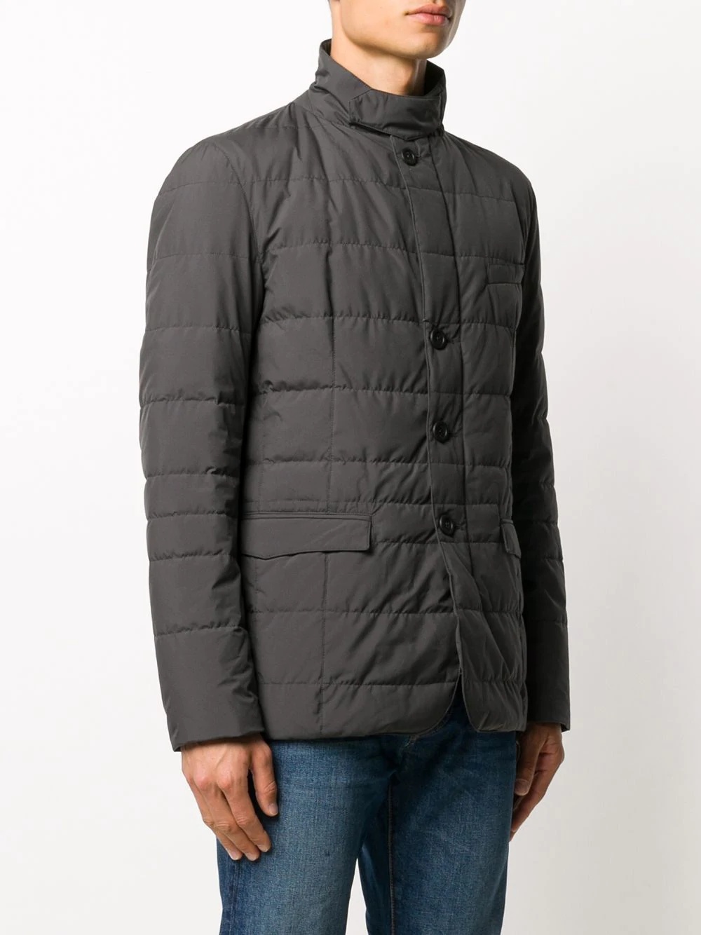 high-neck padded jacket - 3