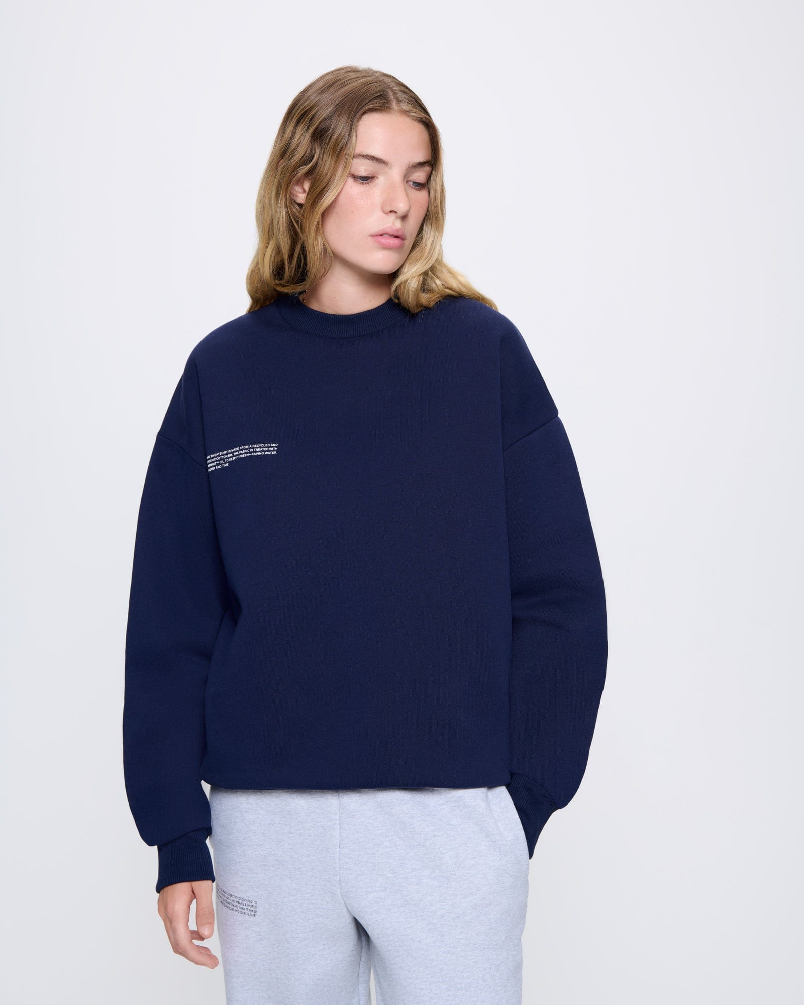 Womens 365 Heavyweight Sweatshirt - Navy Blue - 2