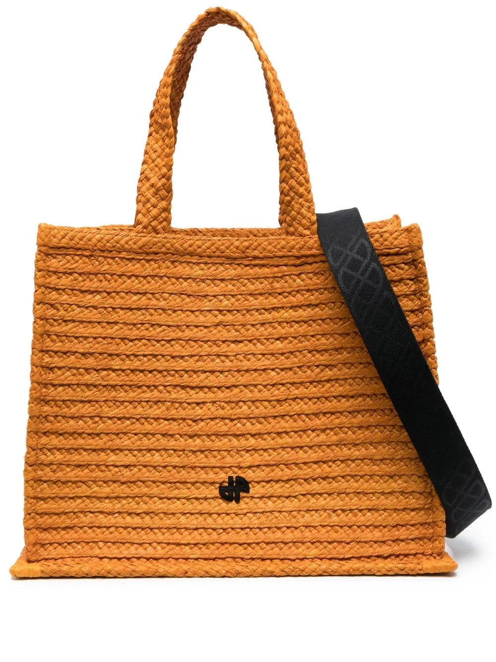 JP raffia tote bag - 1