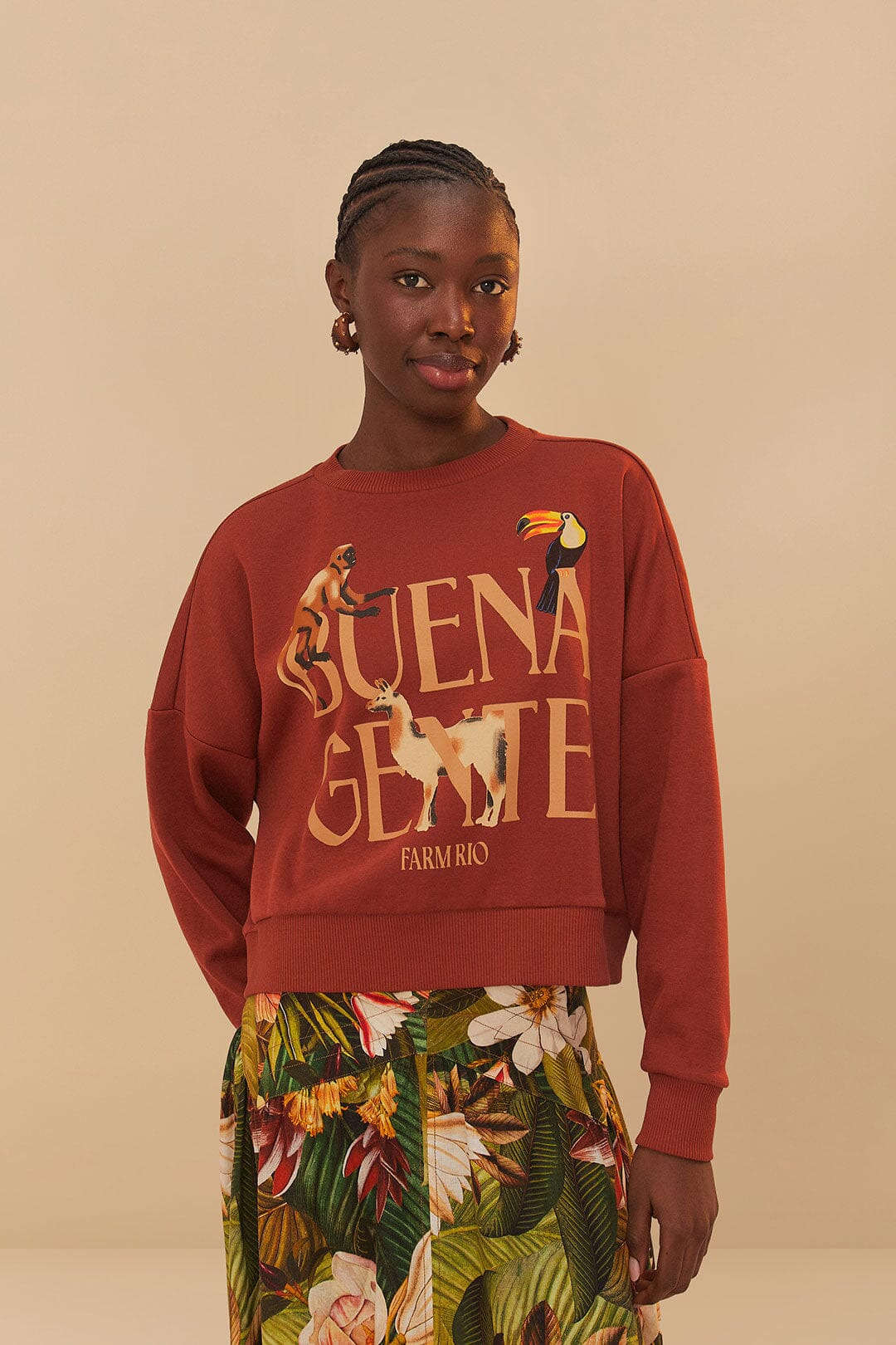 Brown Buena Gente Sweatshirt - 2