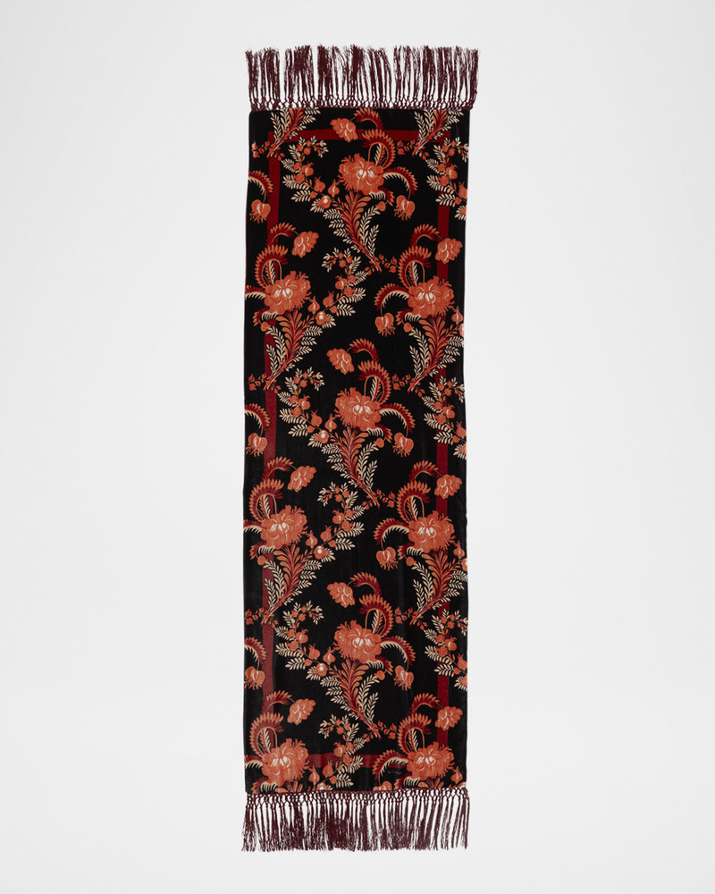 Orfeo Two-Toned Silk-Cashmere Blend Scarf 1
