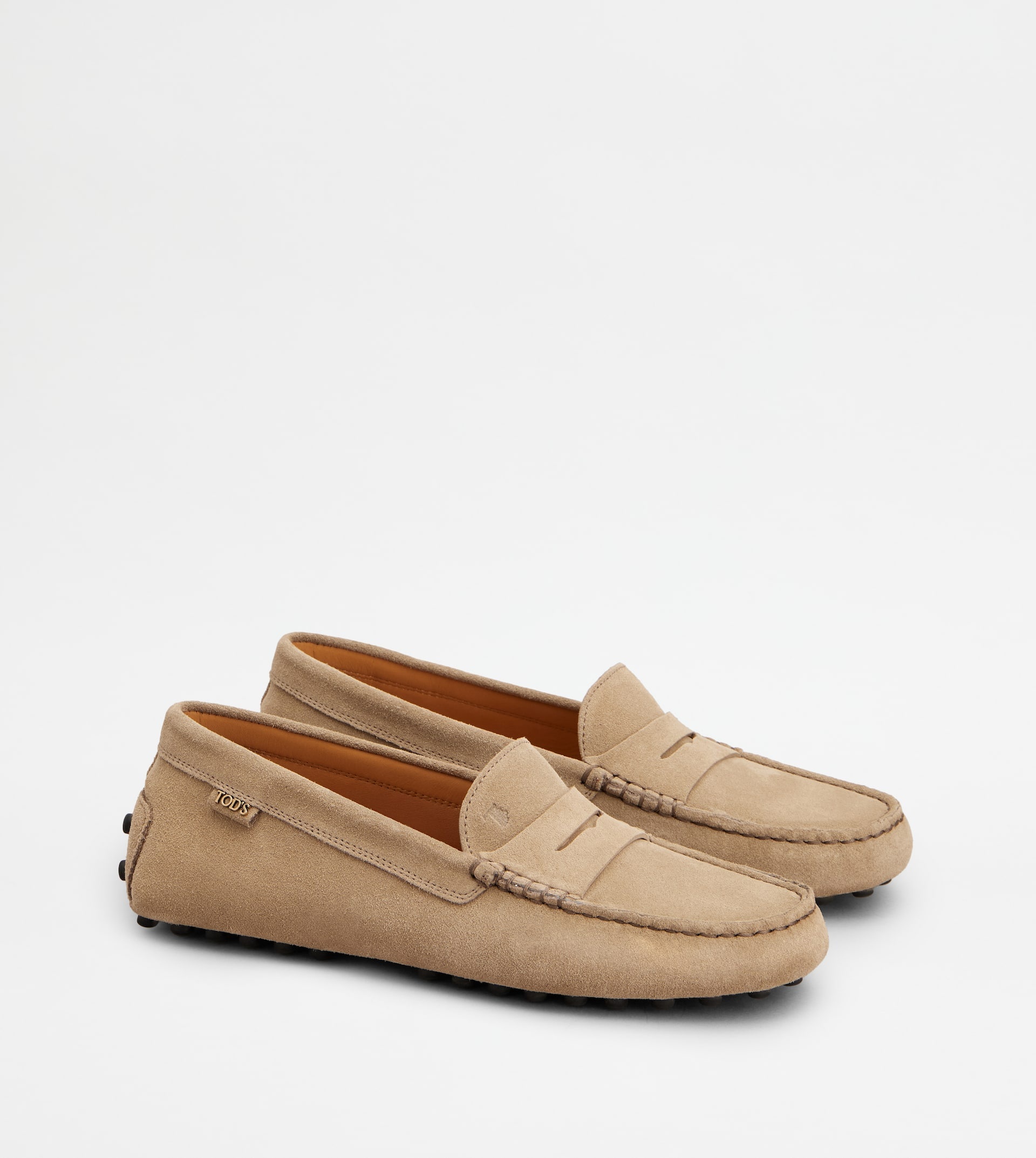 GOMMINO DRIVING SHOES IN SUEDE - BROWN - 2