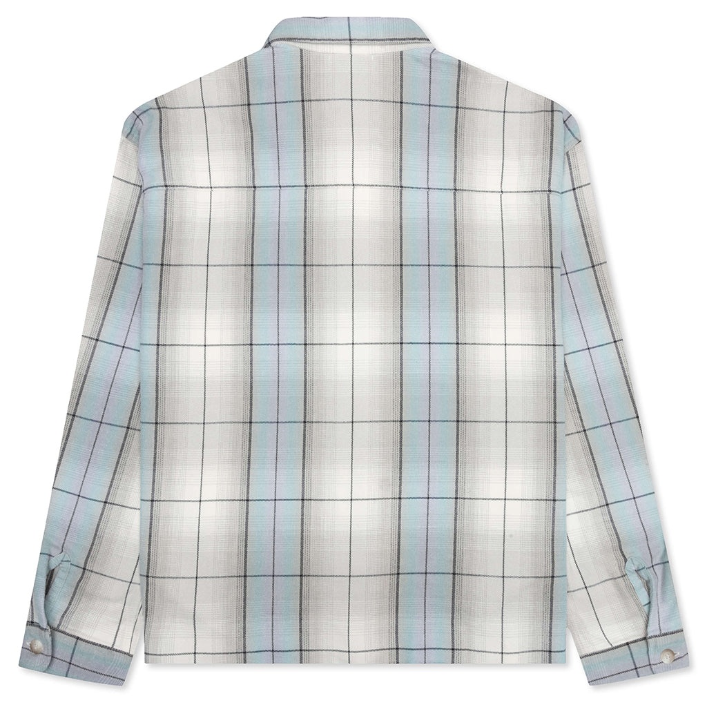 JOHN ELLIOTT HEMI OVERSIZED SHIRT - GREY/TEAL - 2
