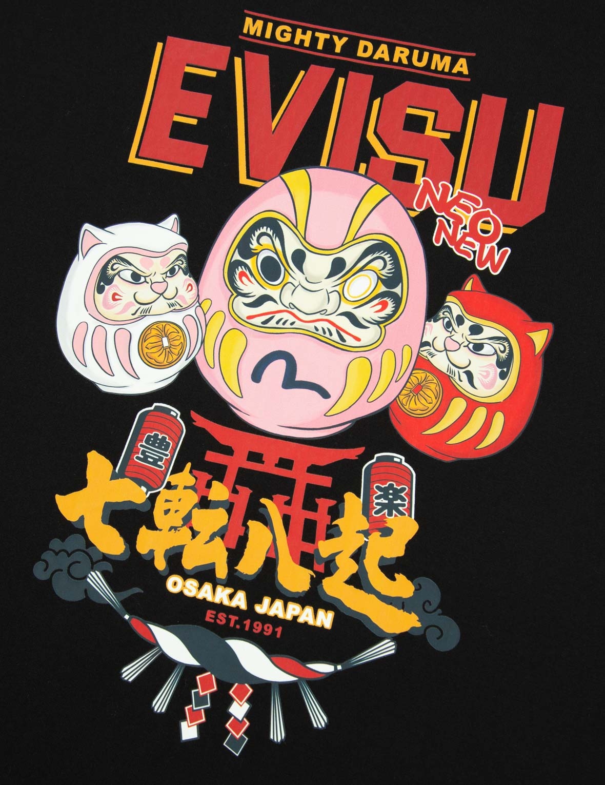 DARUMA BUDDIES PRINT T-SHIRT - 11