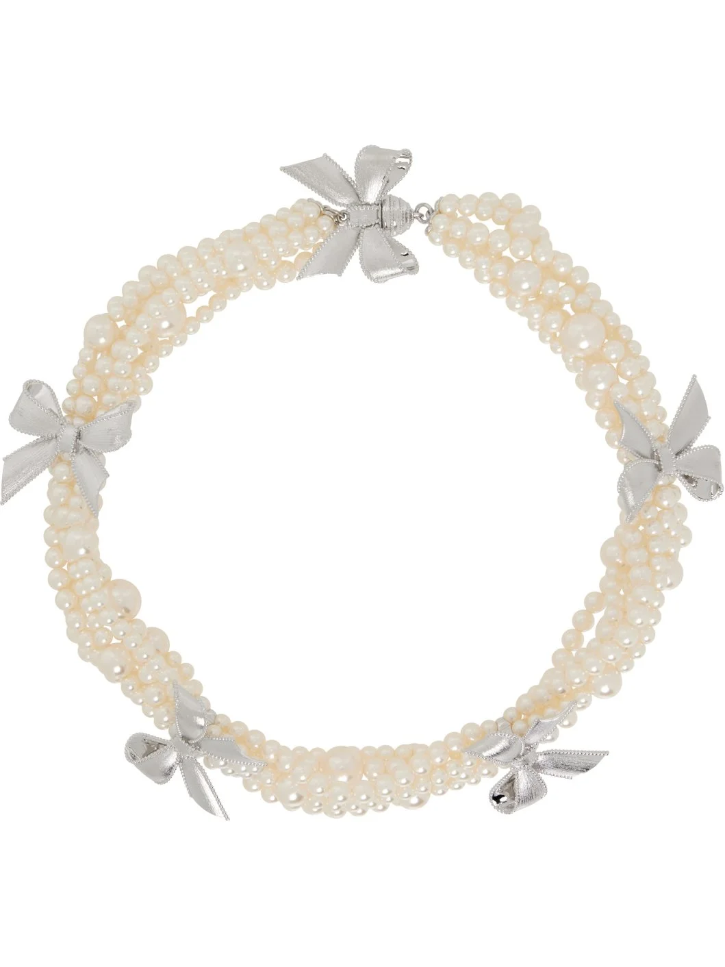 YVMIN Edition Bowknot Layers Clasp Necklace - 1