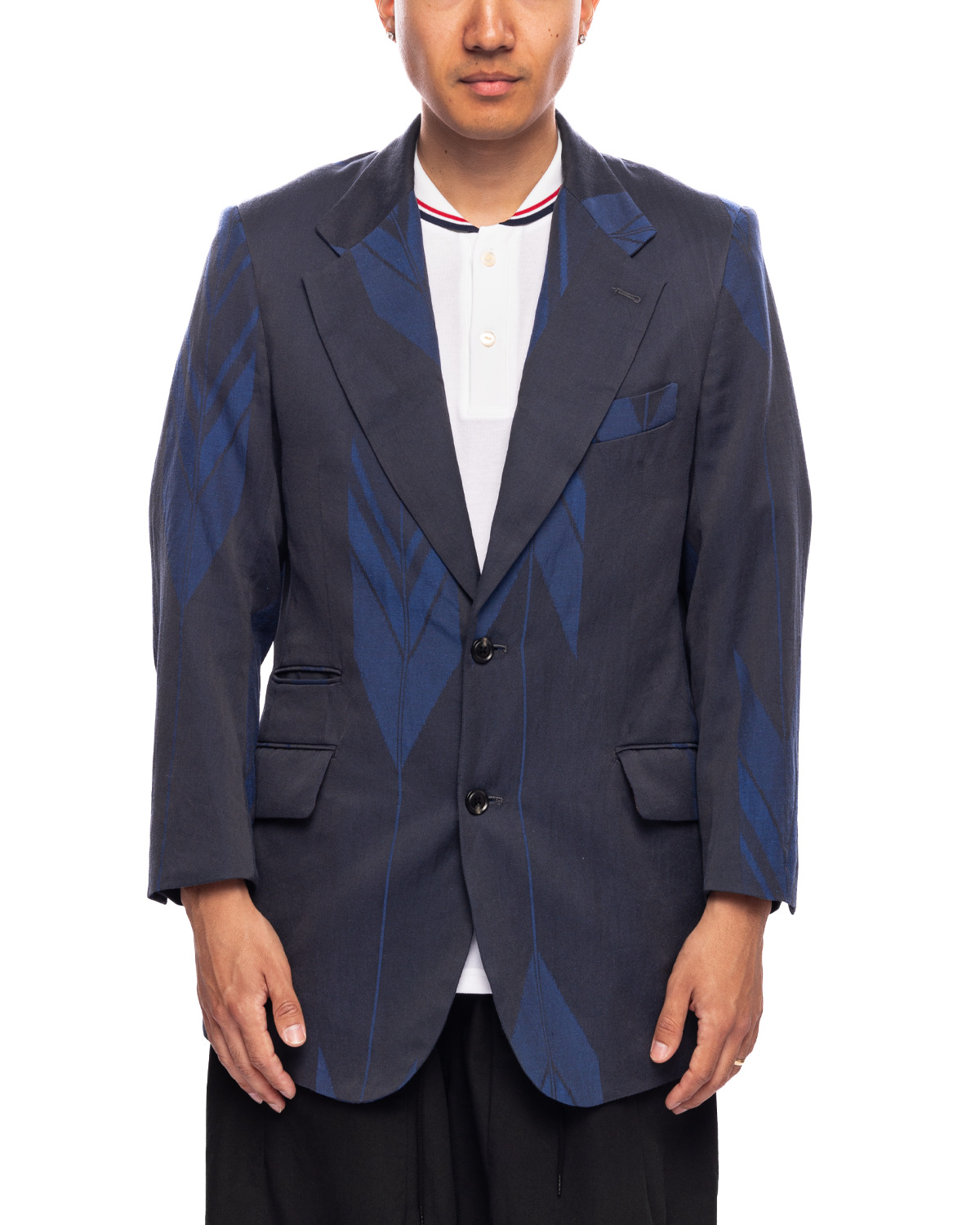 NEEDLES 2B Jacket - C/L Kimono Jq Blue Arrow | REVERSIBLE