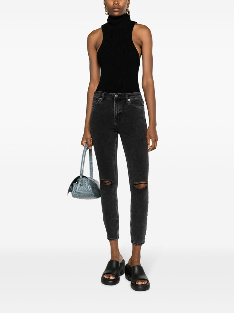 Ksubi Spray On Hell Cat cropped jeans outlook