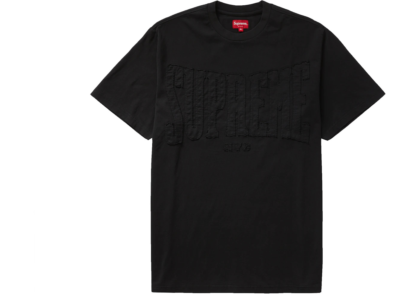 Supreme Cutout Logo S/S Top Black - 1