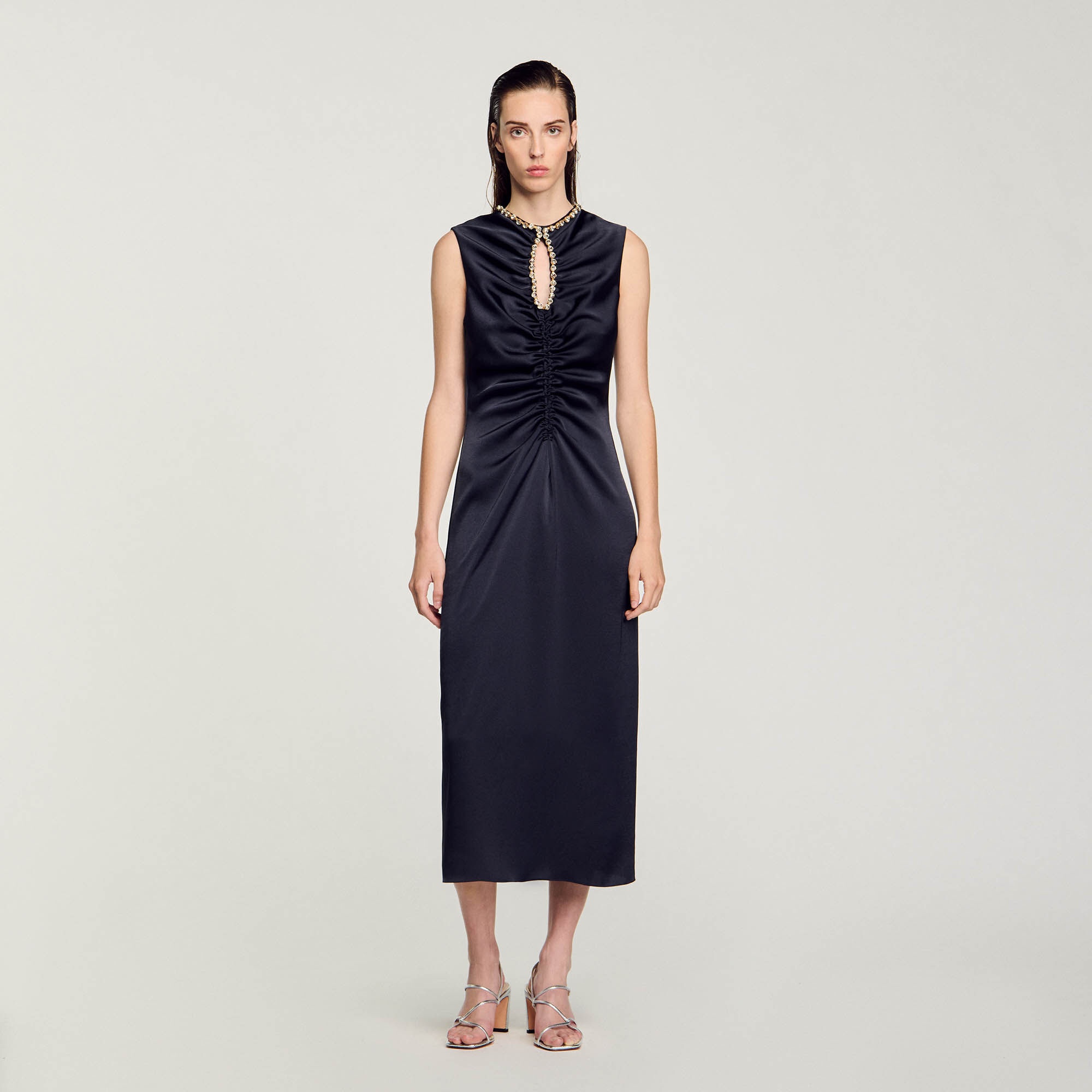 RHINESTONE MIDI DRESS - 3
