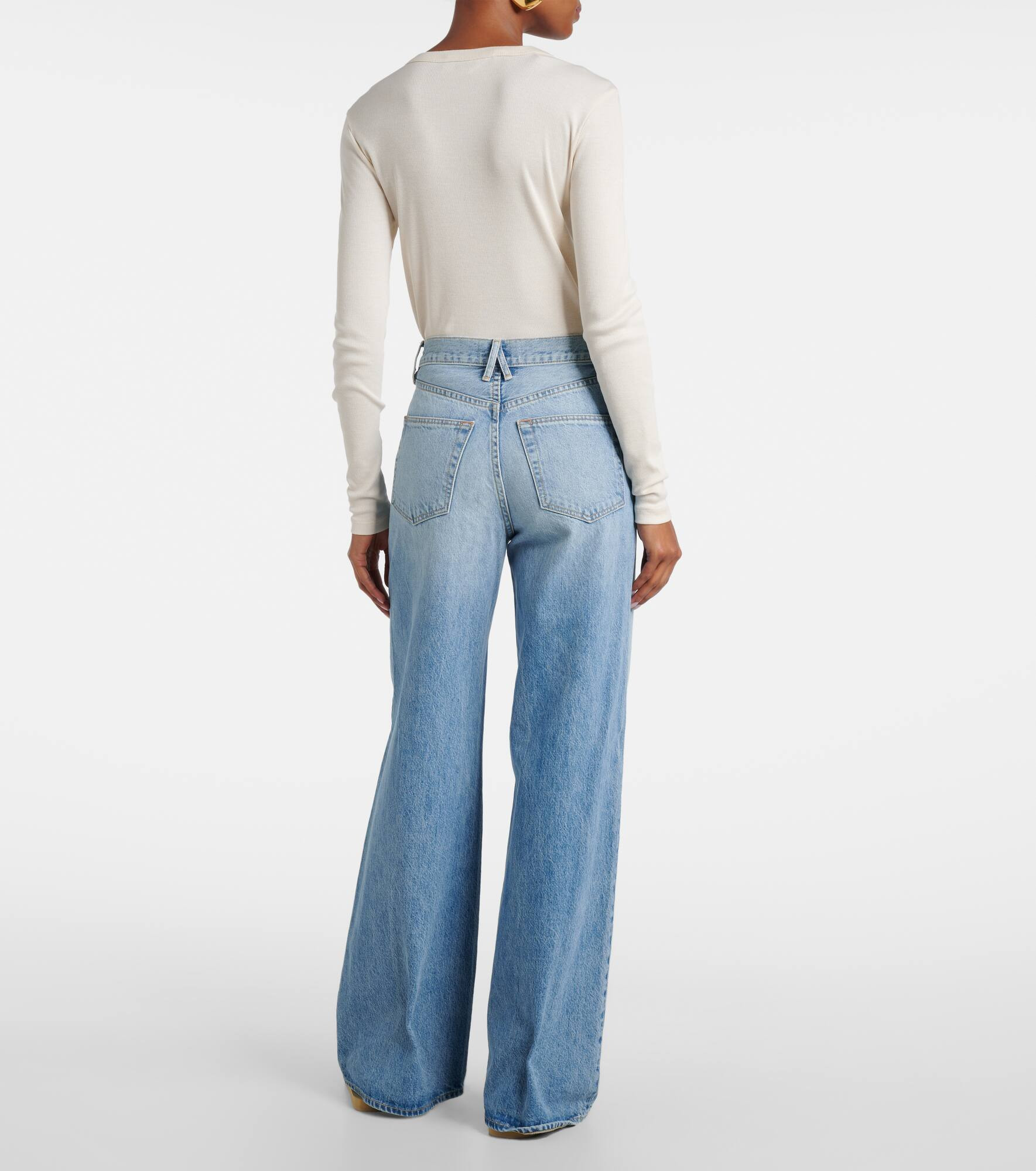 Eva high-rise wide-leg jeans - 3