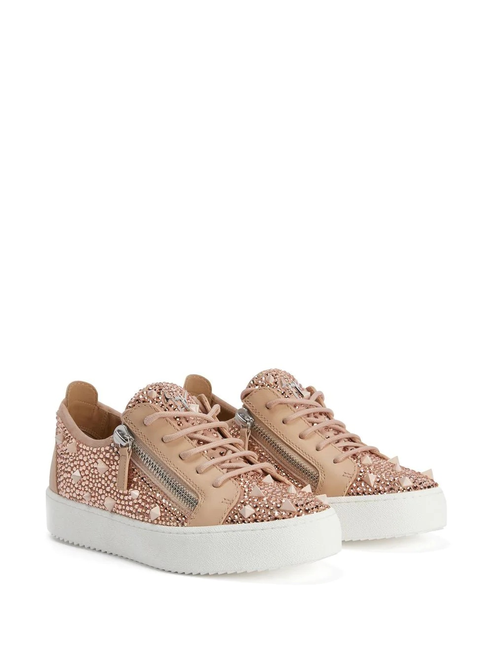 Gail stud-embellished sneakers - 2
