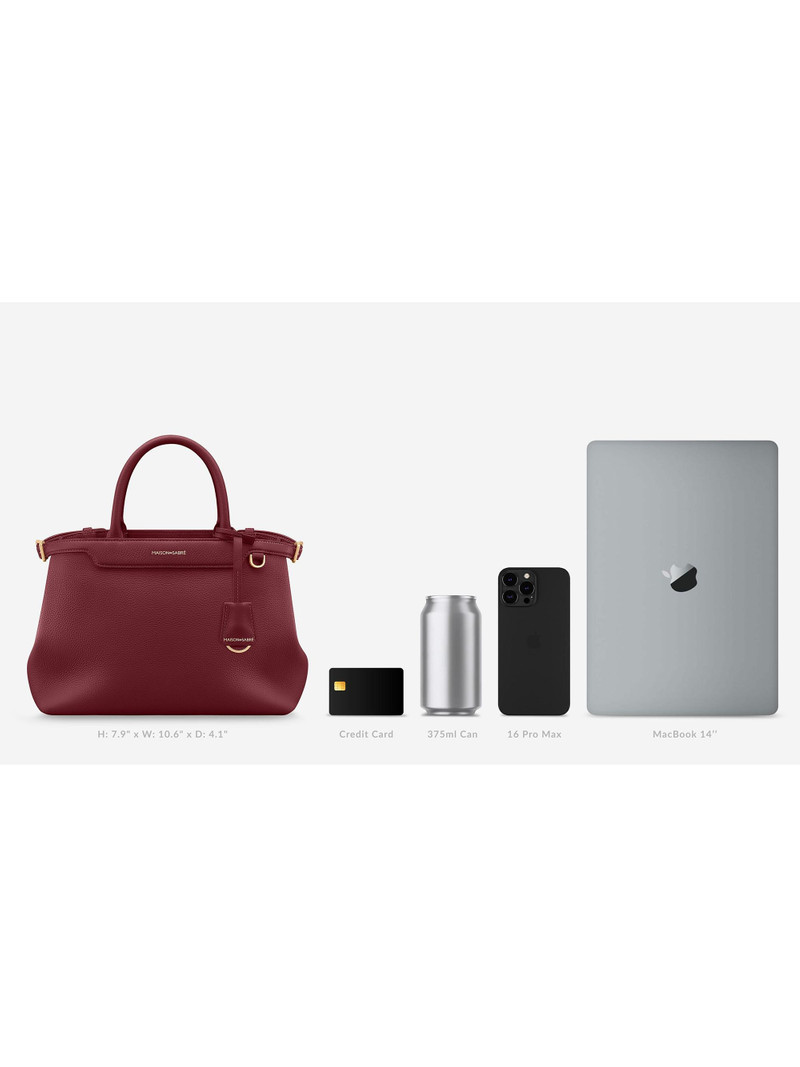 Women's The Medium Palais Top Handle Bag - Plum Red 10