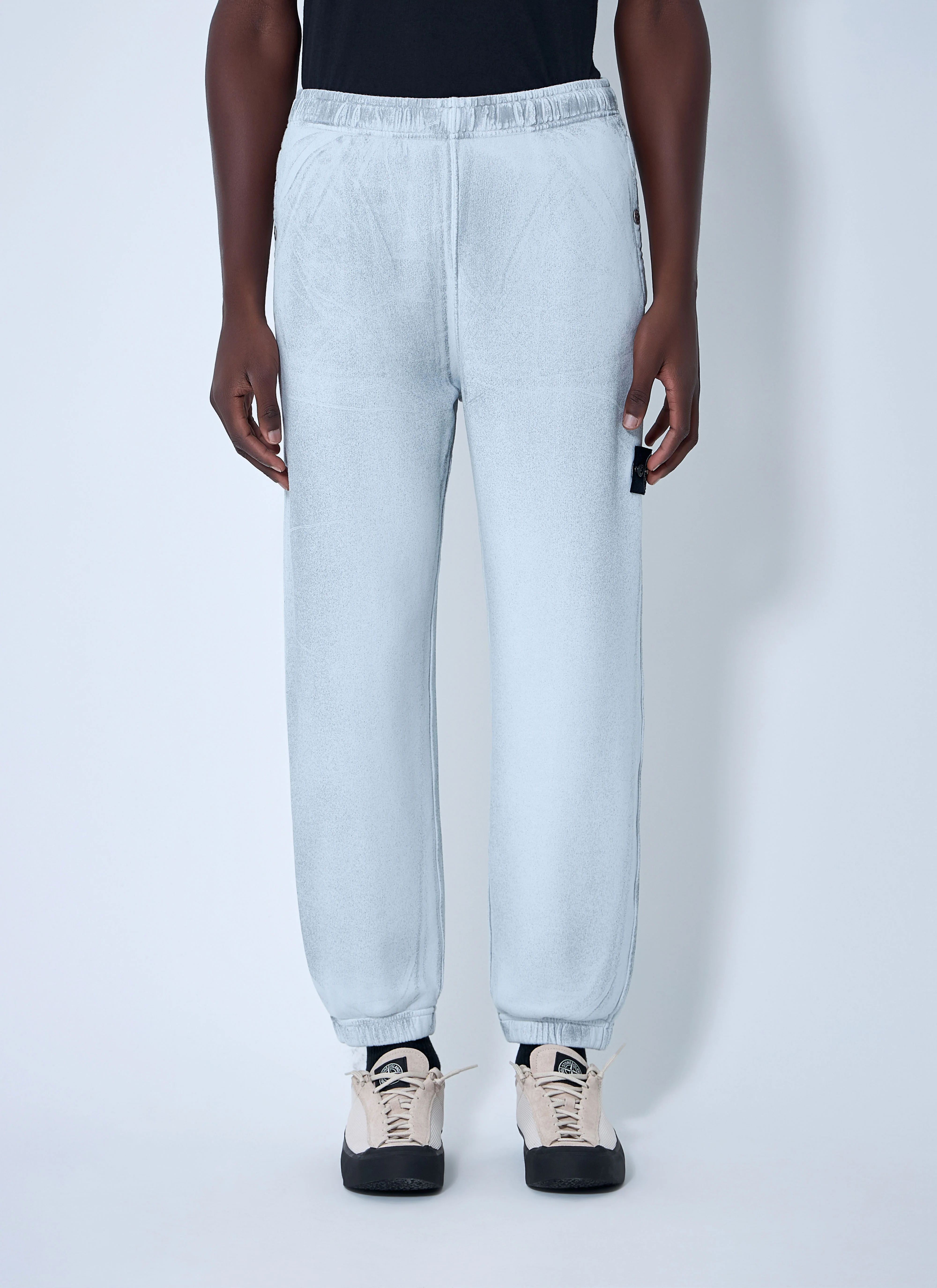 Stone Island Men Logo Patch Track Pants - 1