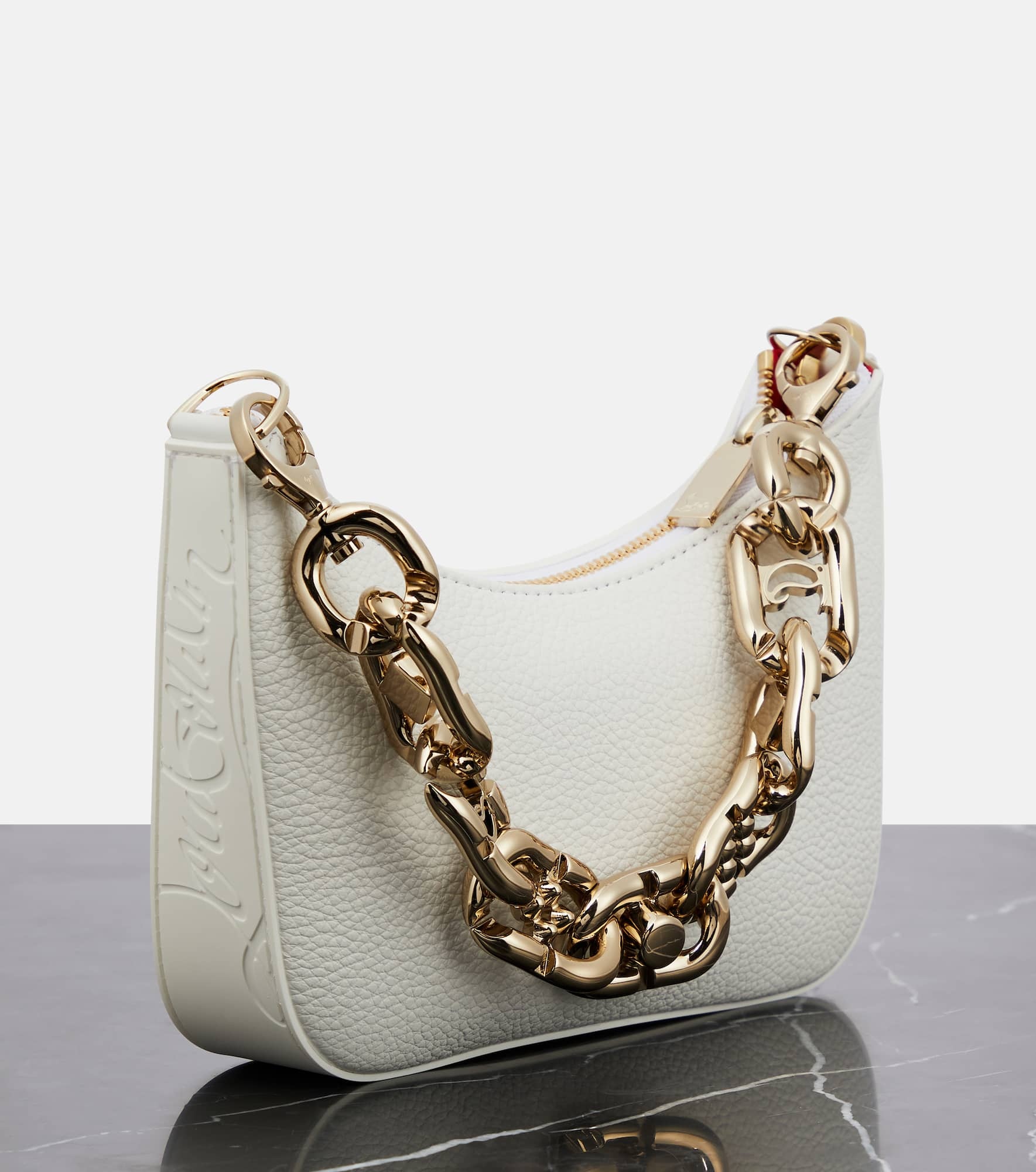 Loubila Chain Mini leather shoulder bag - 3