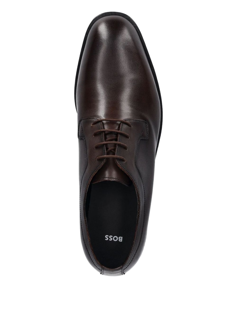 leather derby shoes - 4