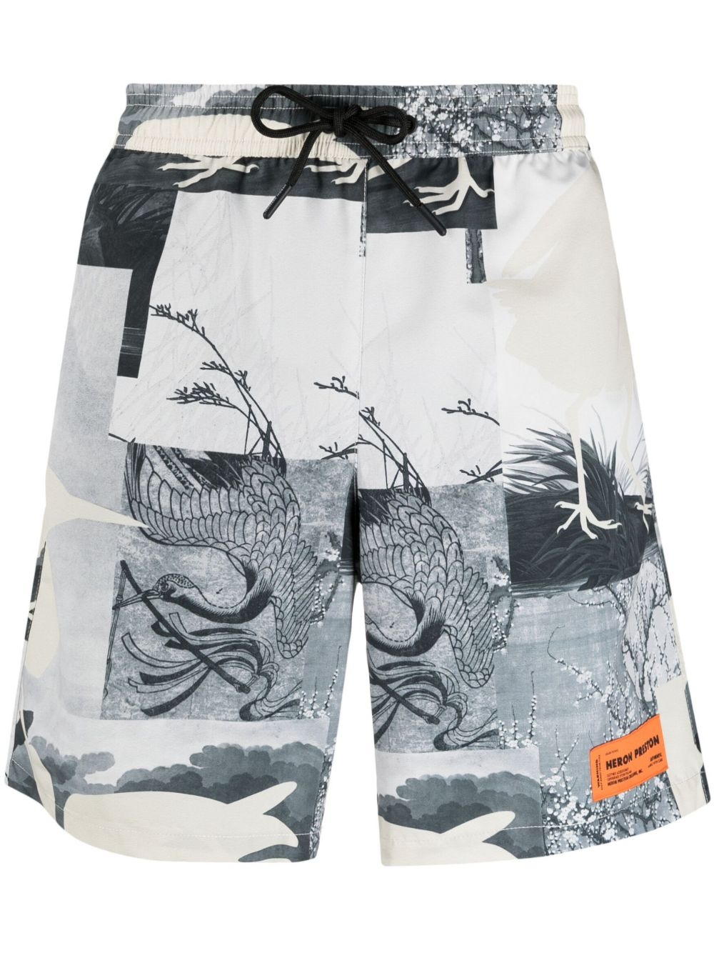 HP cutout swimming shorts - 1