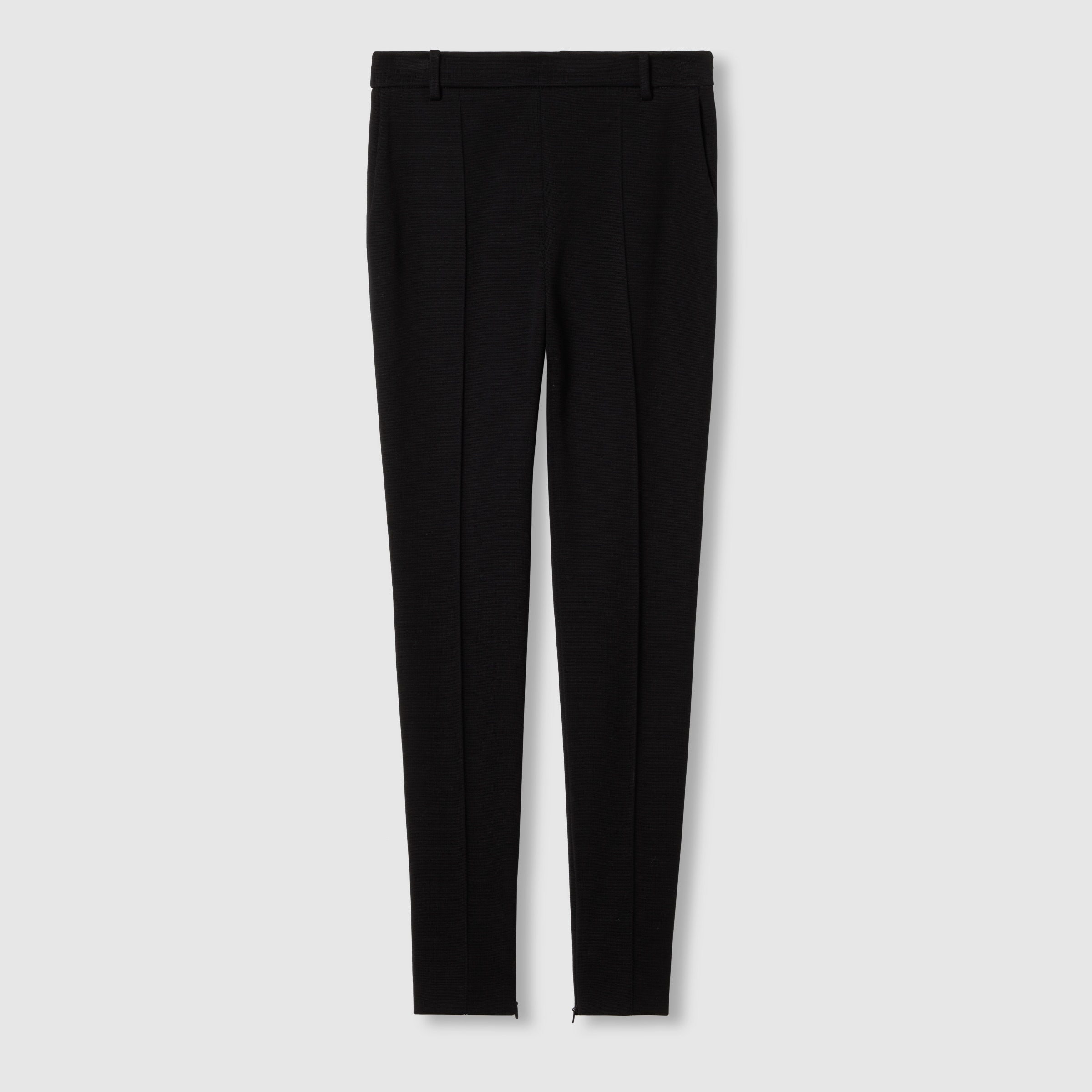 Cotton jersey pants with embroidery - 1