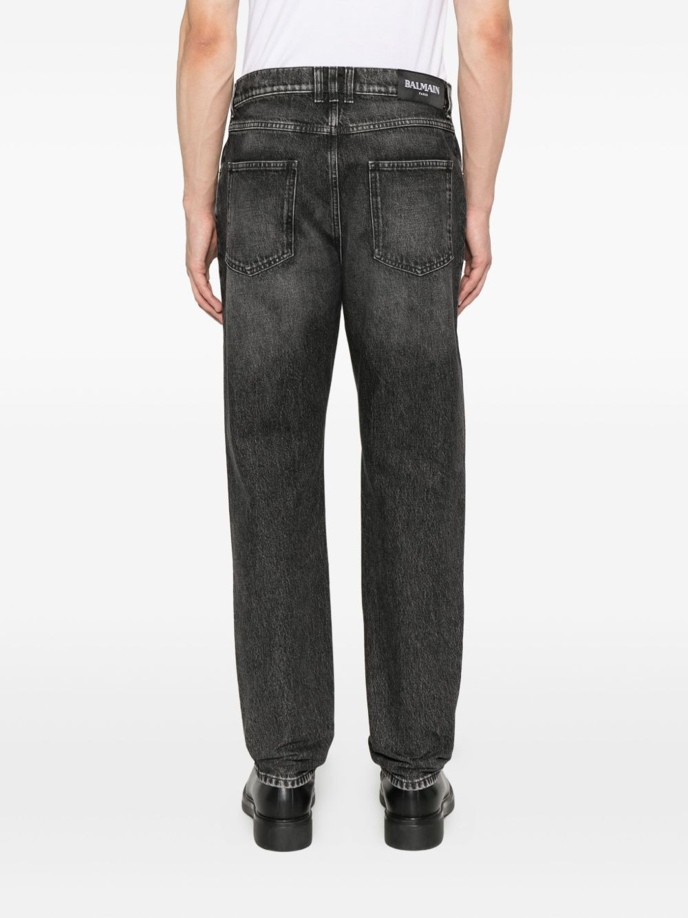 logo-patch jeans - 4