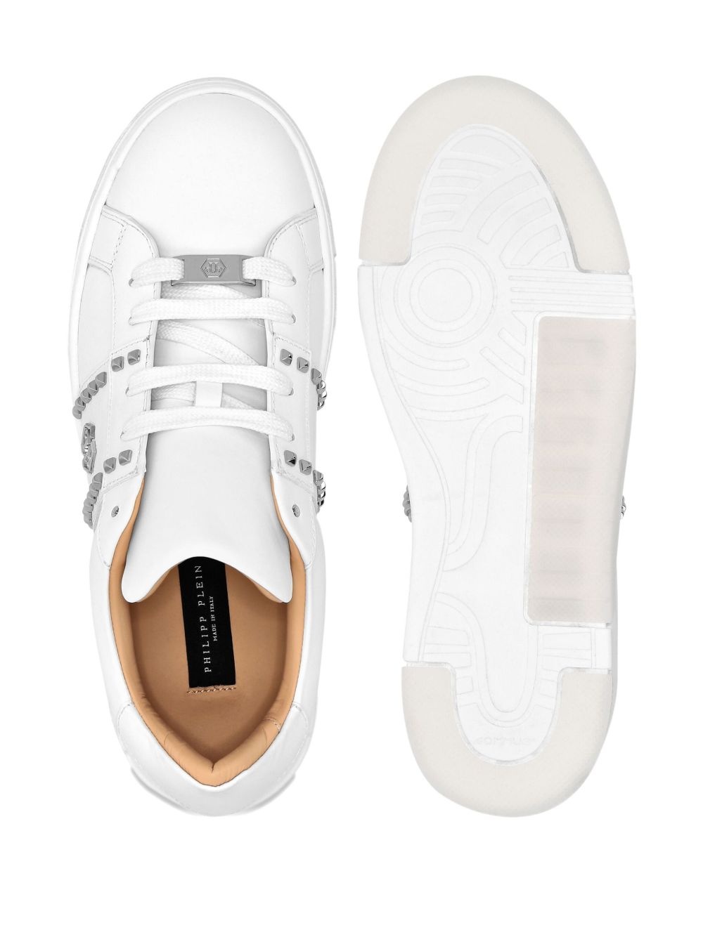 leather sneakers - 4