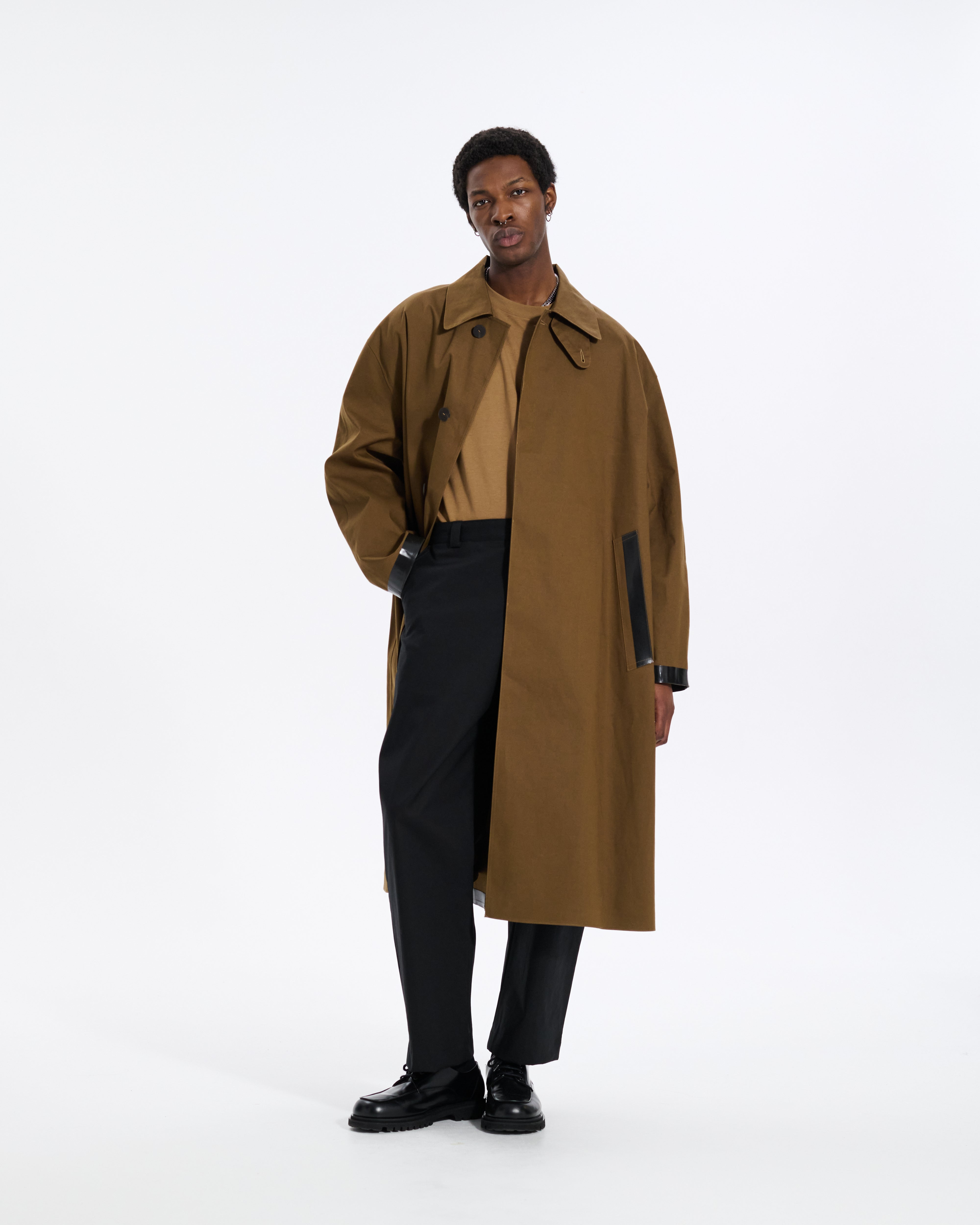 Ettrick Rubberised Long Coat - 5