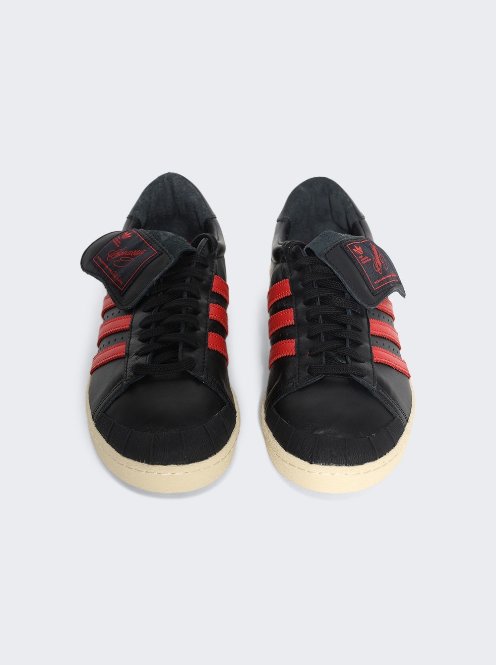 X Willy Chavarria Jabbar Low Top Sneakers Black And Red - 5