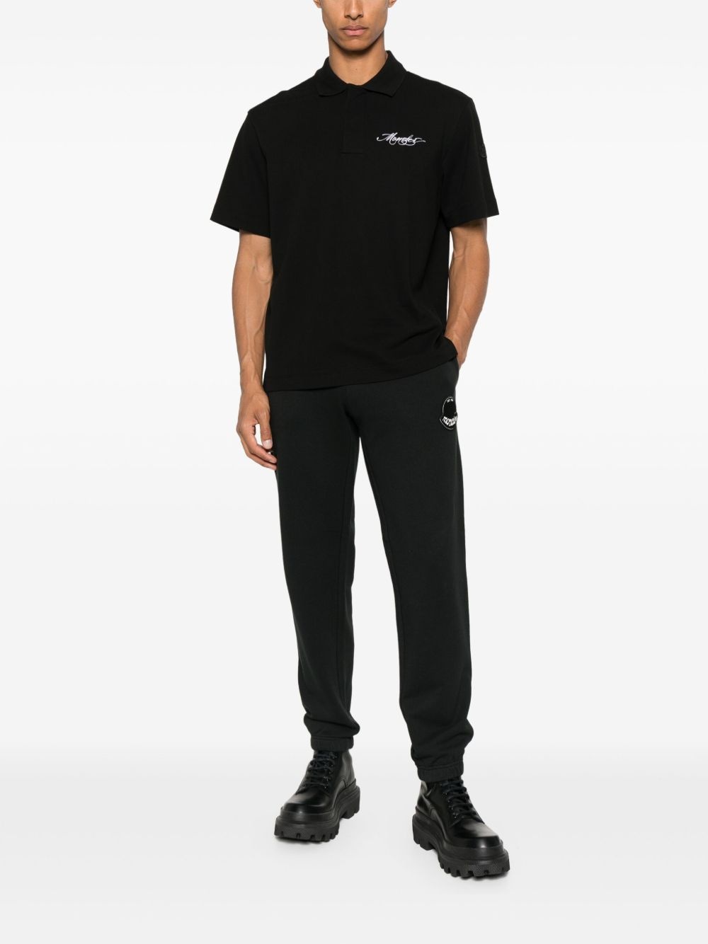 logo-embroidered polo shirt - 2