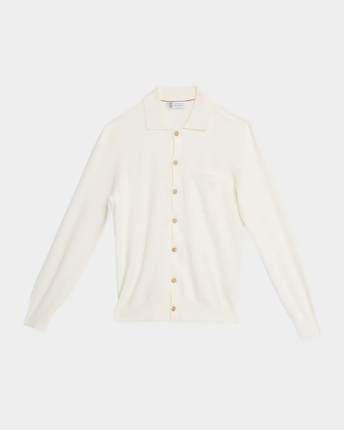 Men's Cotton Ribbed Cardigan - 1