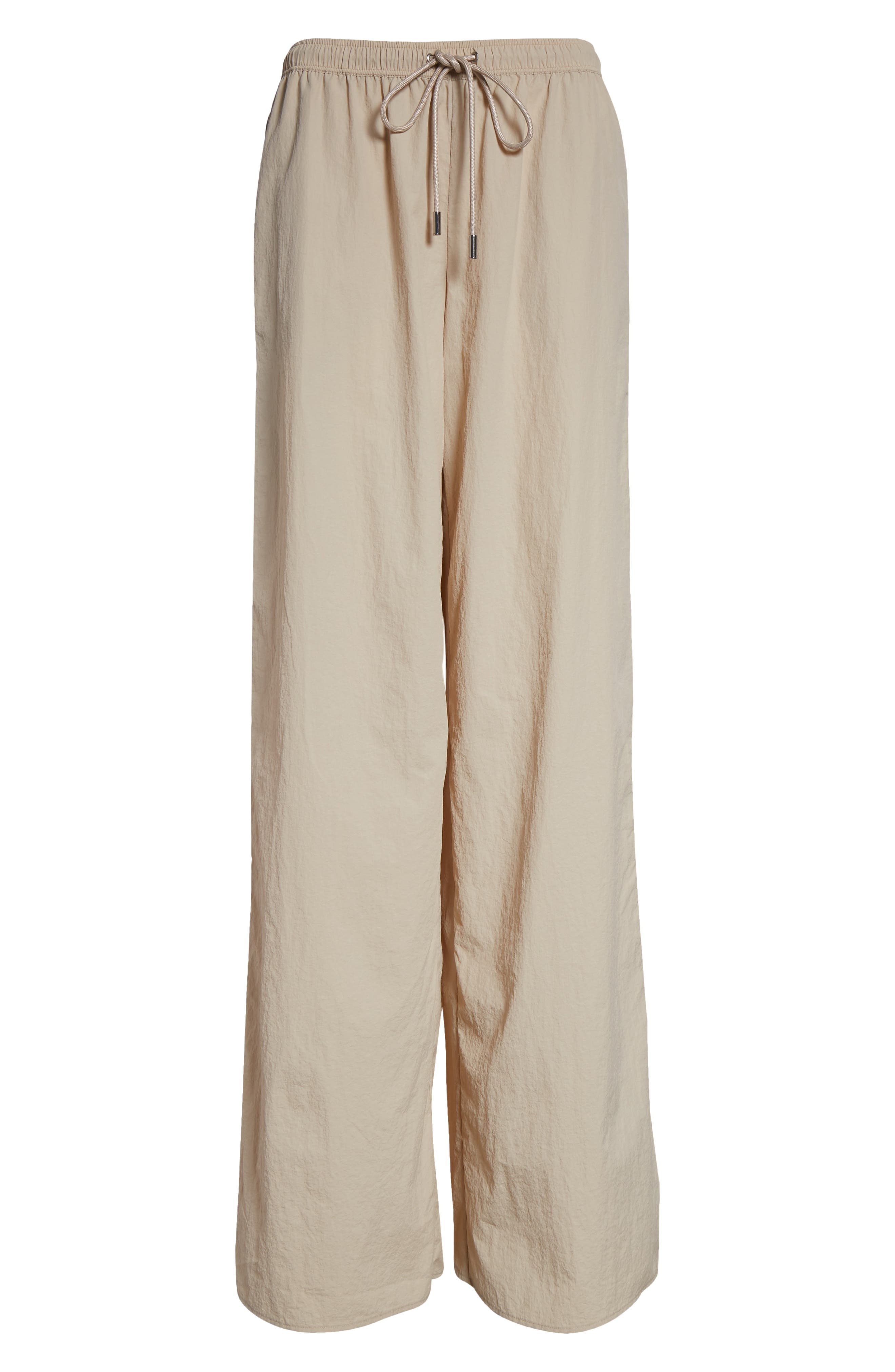 L'AGENCE Valkyrie Snap Accent Drawstring Waist Pants in Cement at Nordstrom - 6