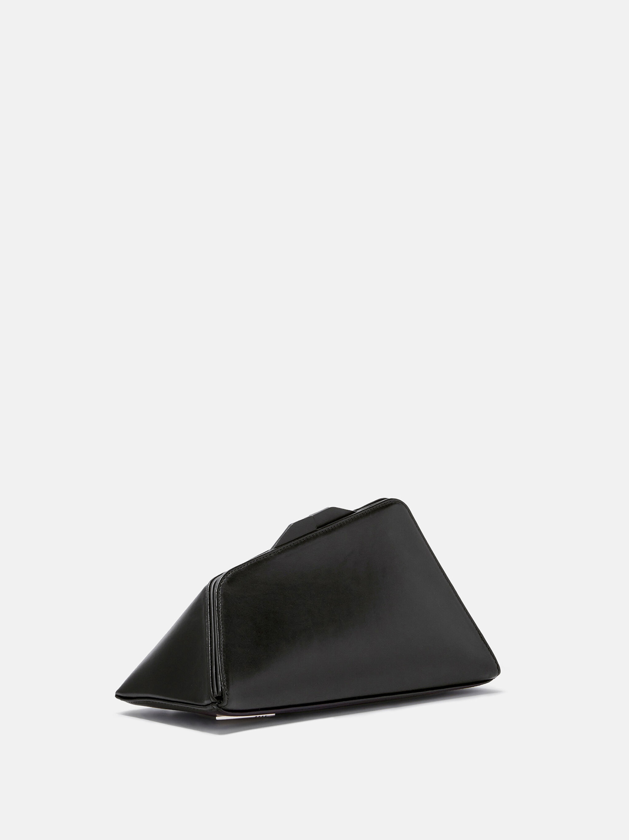 ''8.30 PM'' BLACK OVERSIZED CLUTCH - 3