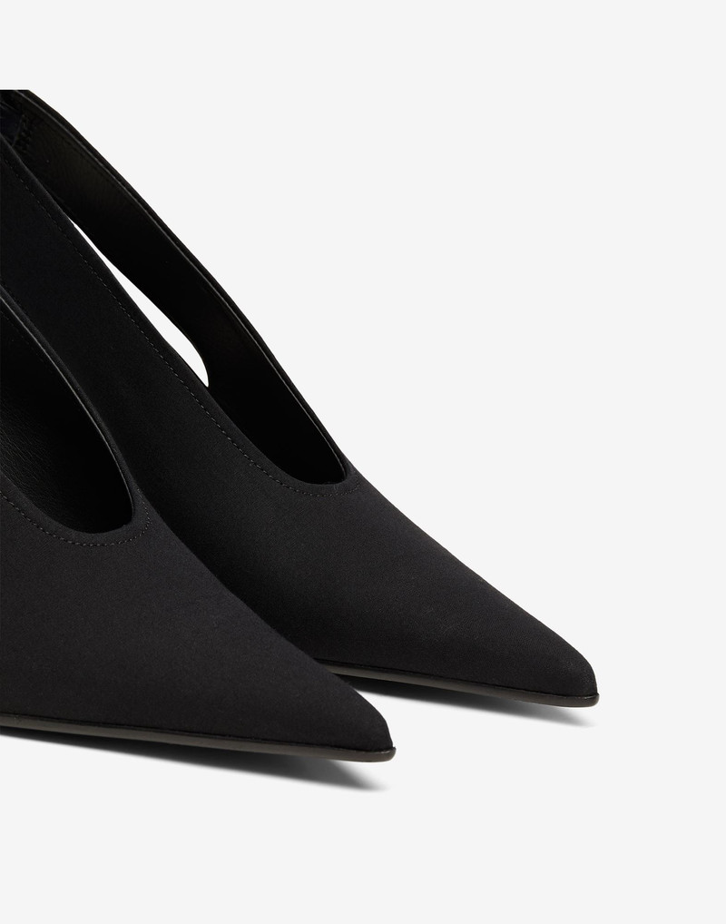 Slingback pump with bow 5