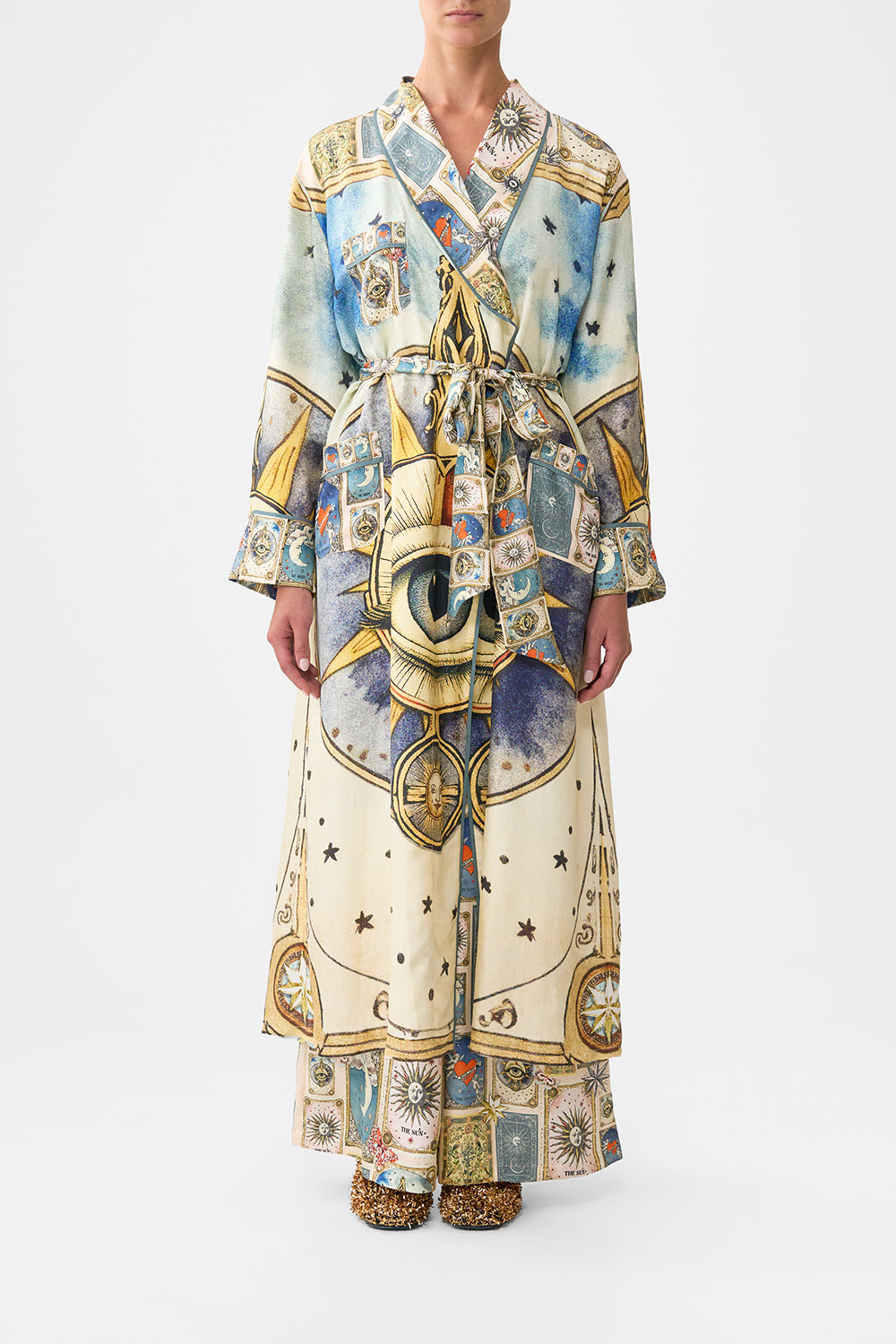 LONG ROBE WITH TIE - 2