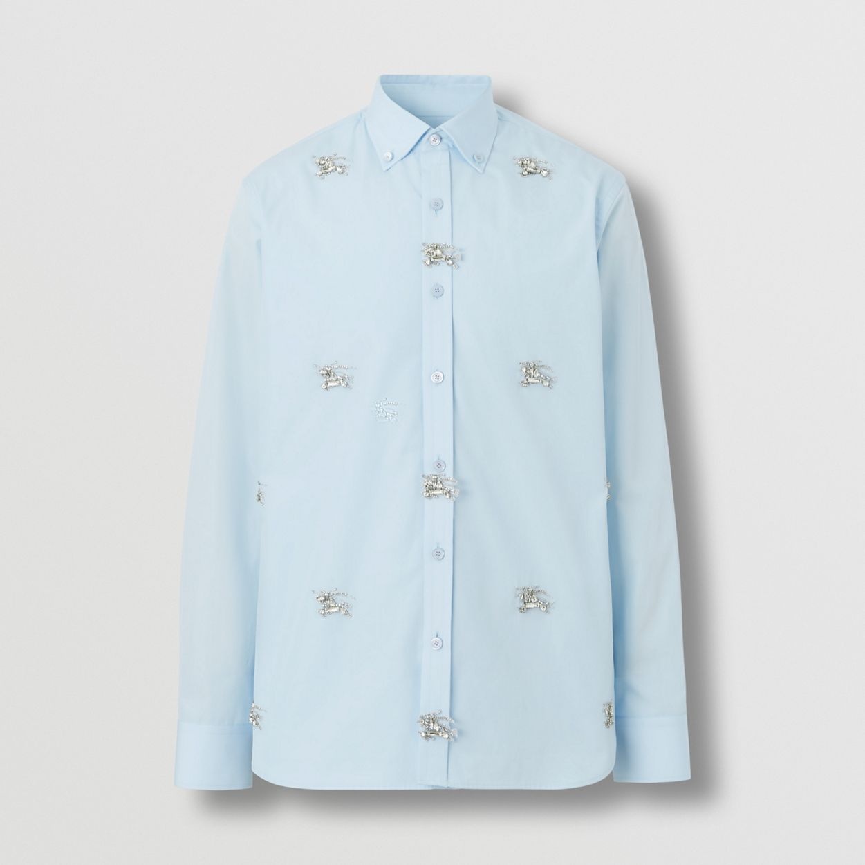 Slim Fit Crystal EKD Cotton Shirt - 1