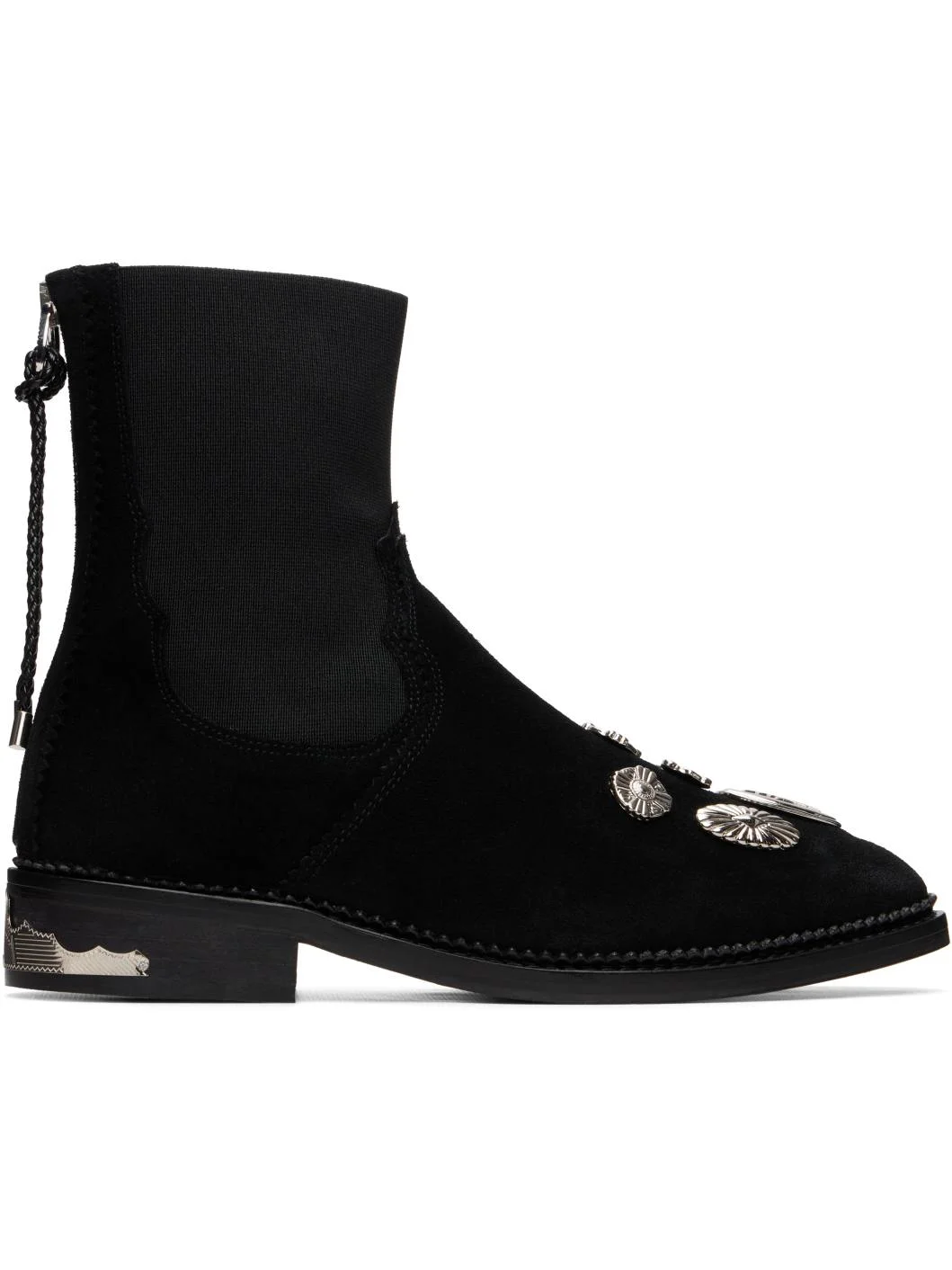 Black Suede Boots - 1
