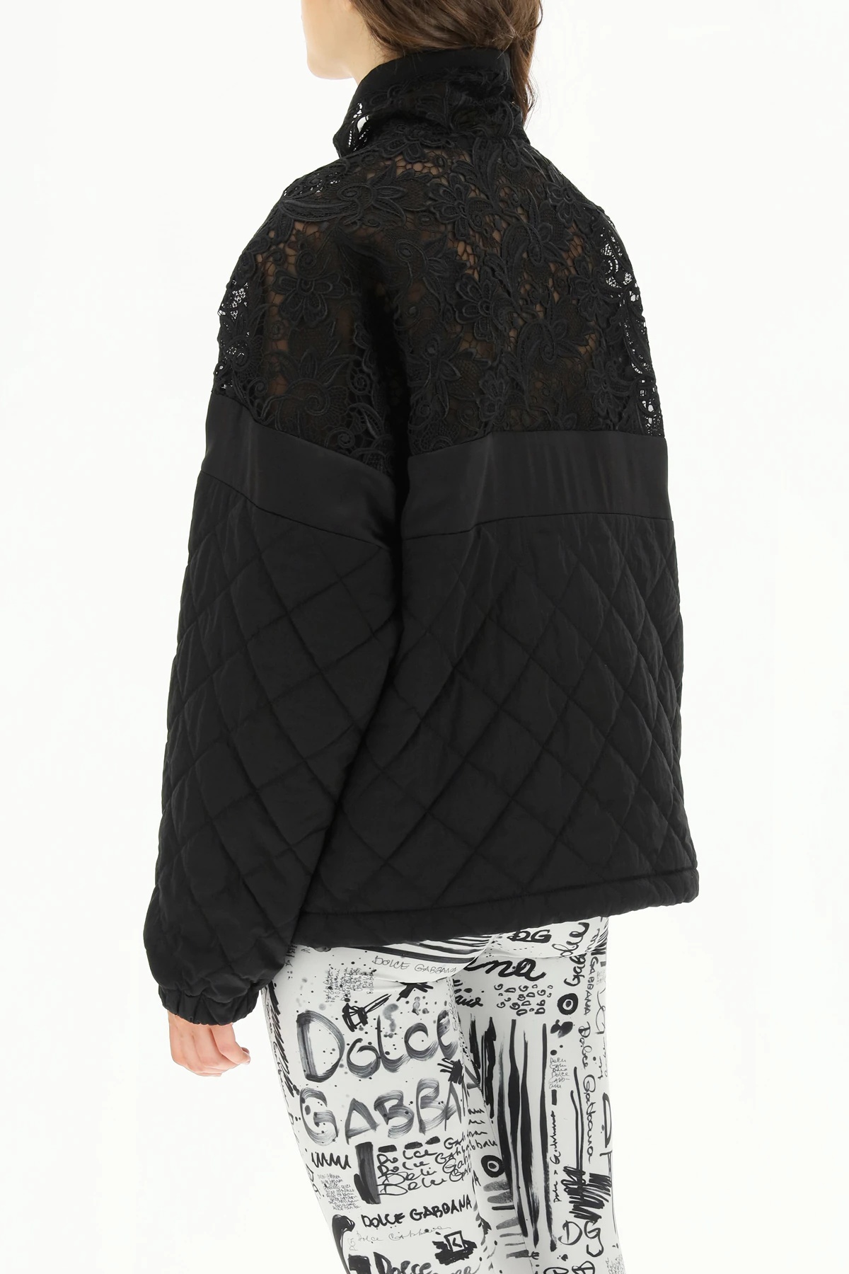 ANORAK SWEATSHIRT WITH LACE - 4