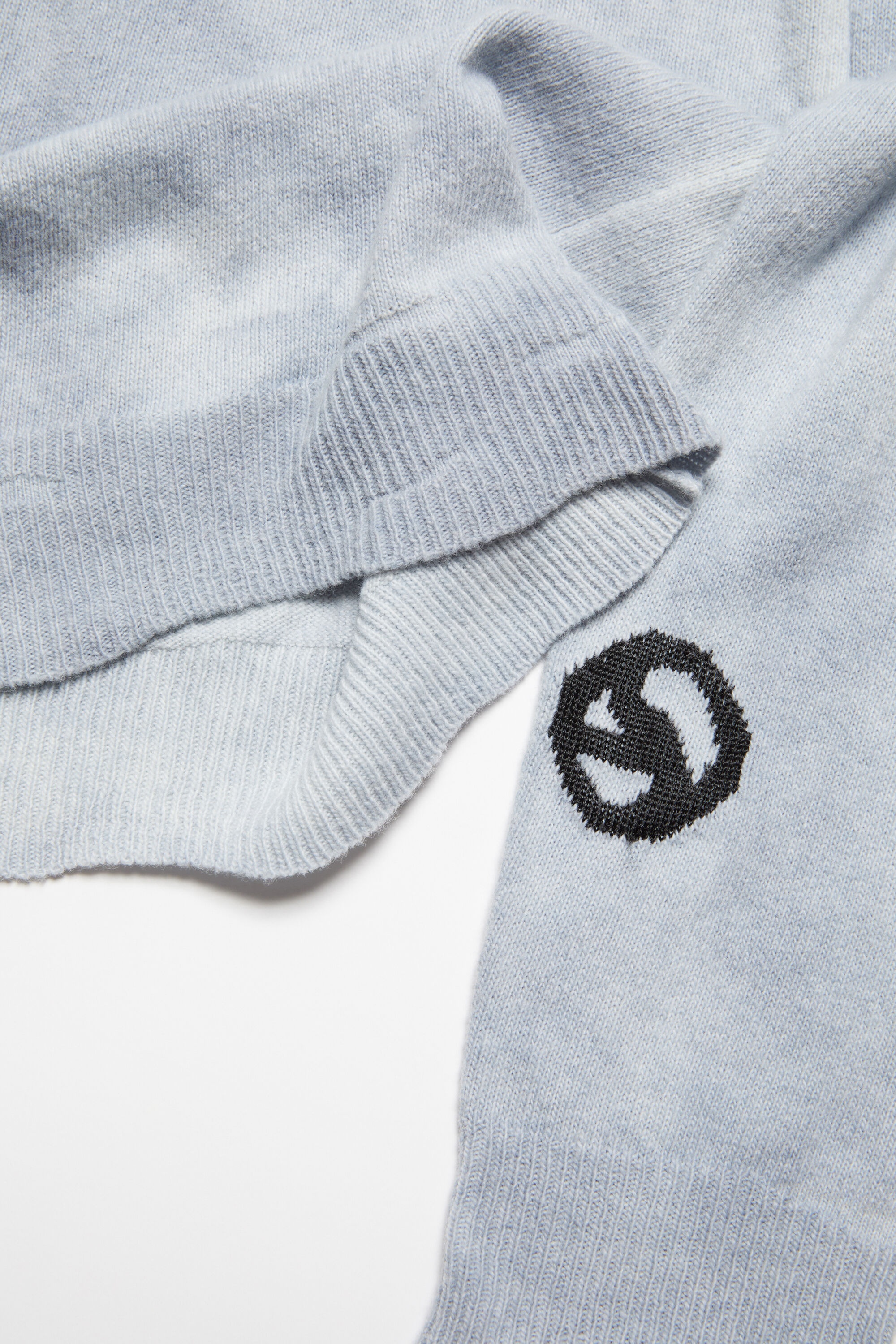 Crew neck jumper - Dusty blue - 5