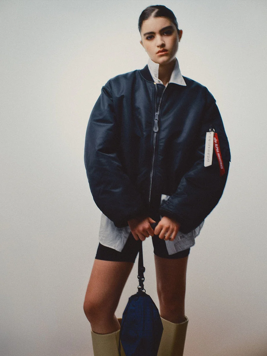 ALPHA INDUSTRIES WTAPS X ALPHA MA-1 BOMBER JACKET - CJW55503C1