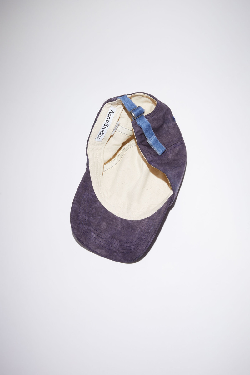 Acne Studios Tie-dye baseball cap - Dark Blue outlook