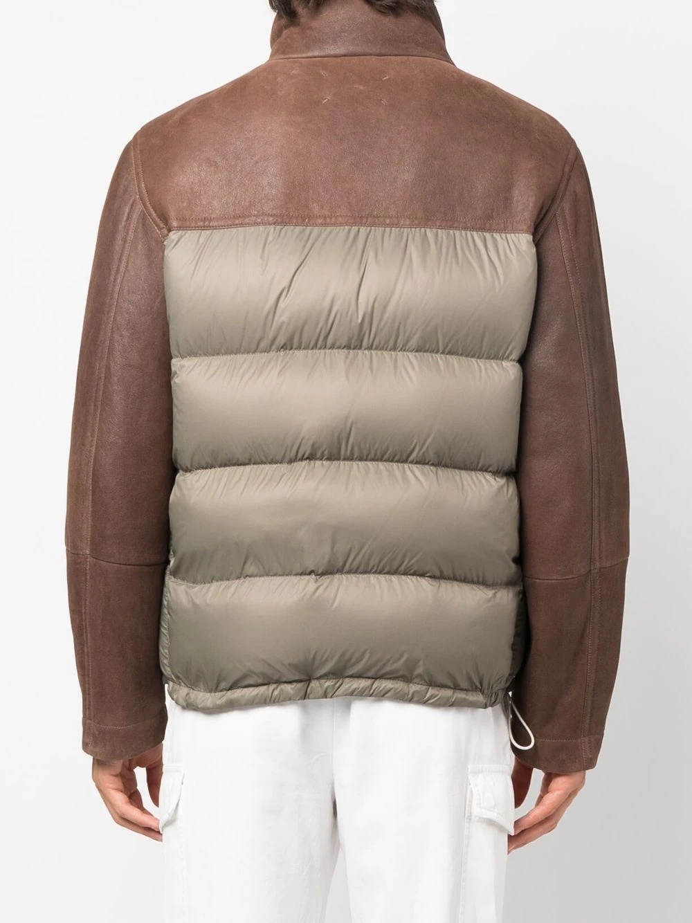 panelled padded jacket - 4