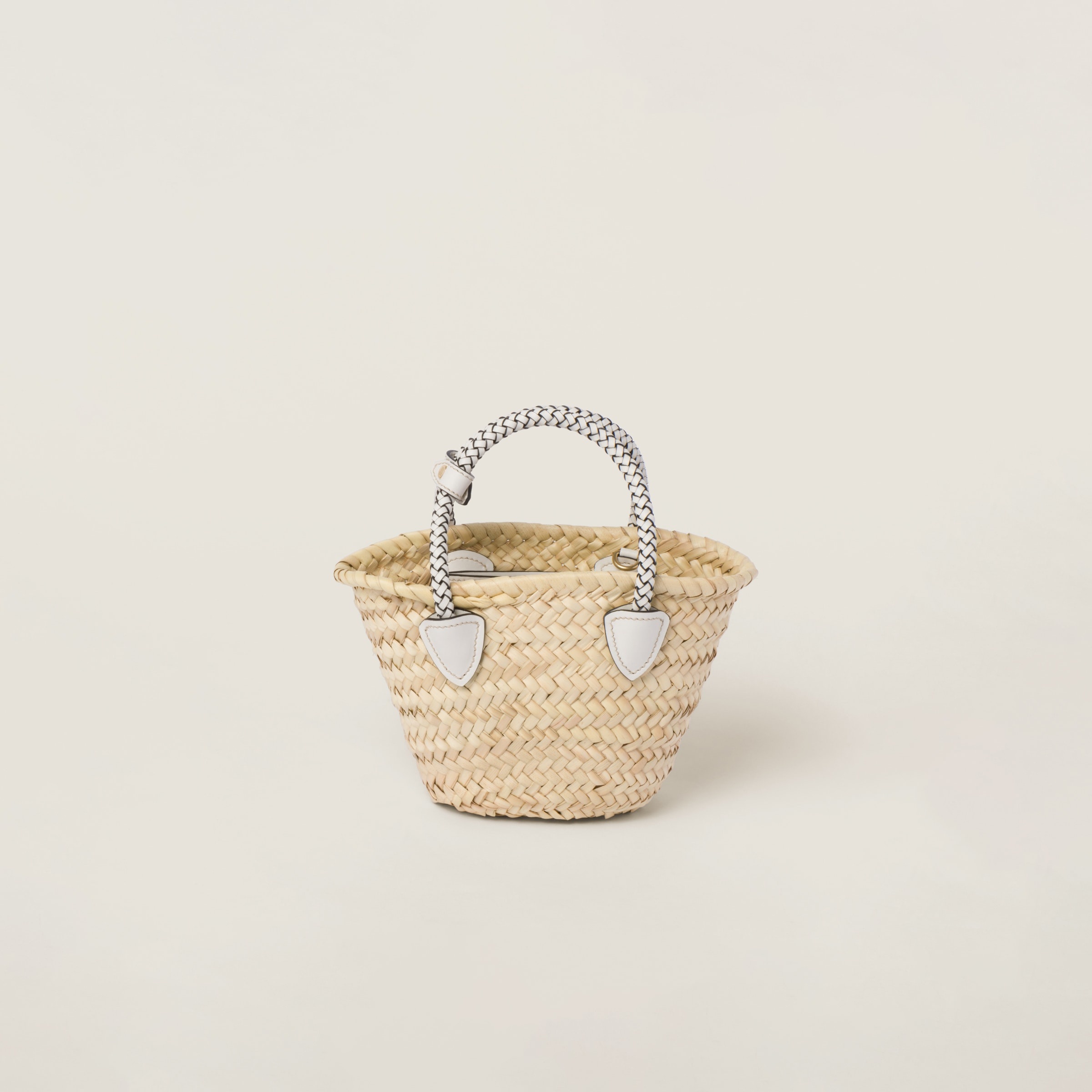 Woven fabric handbag - 4