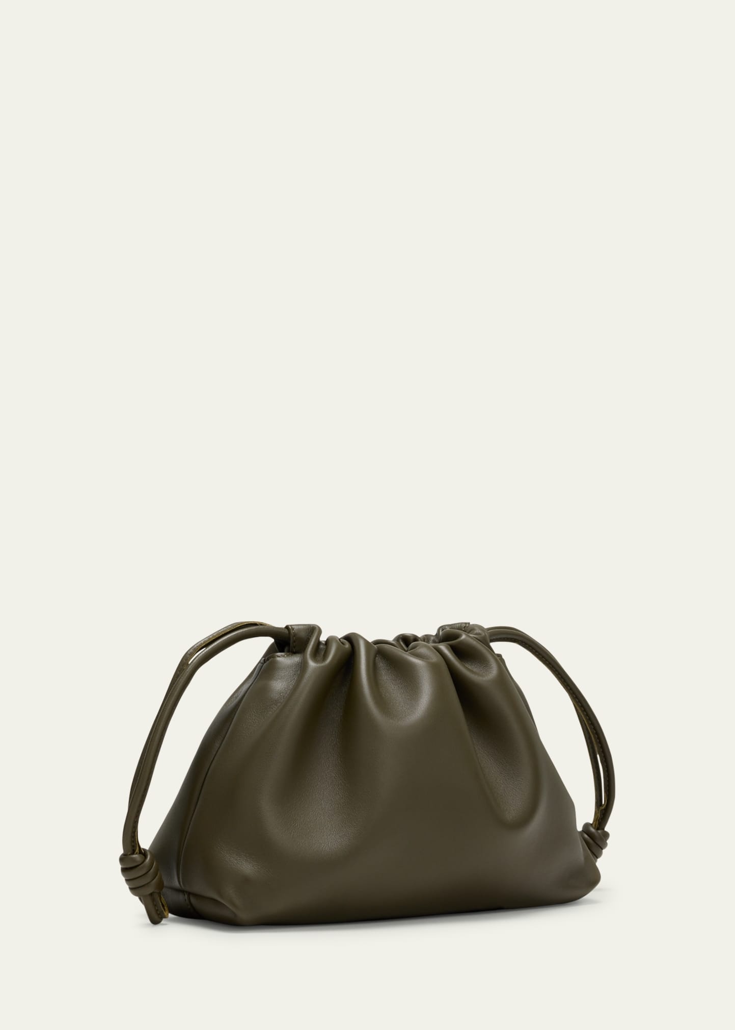 Flamenco Small Crossbody Bag in Napa Leather with Detachable Chain - 3