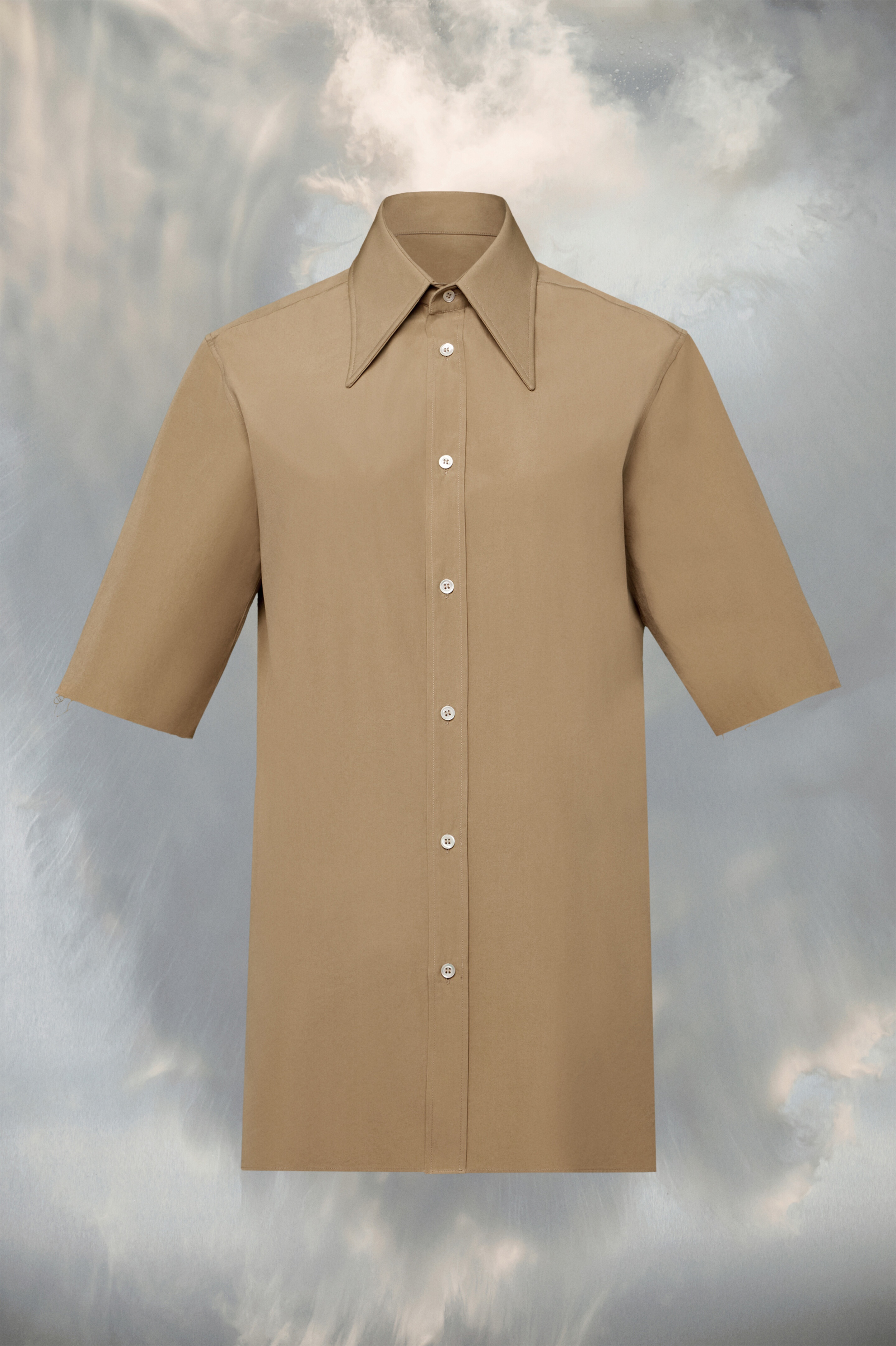 Point collar shirt - 2
