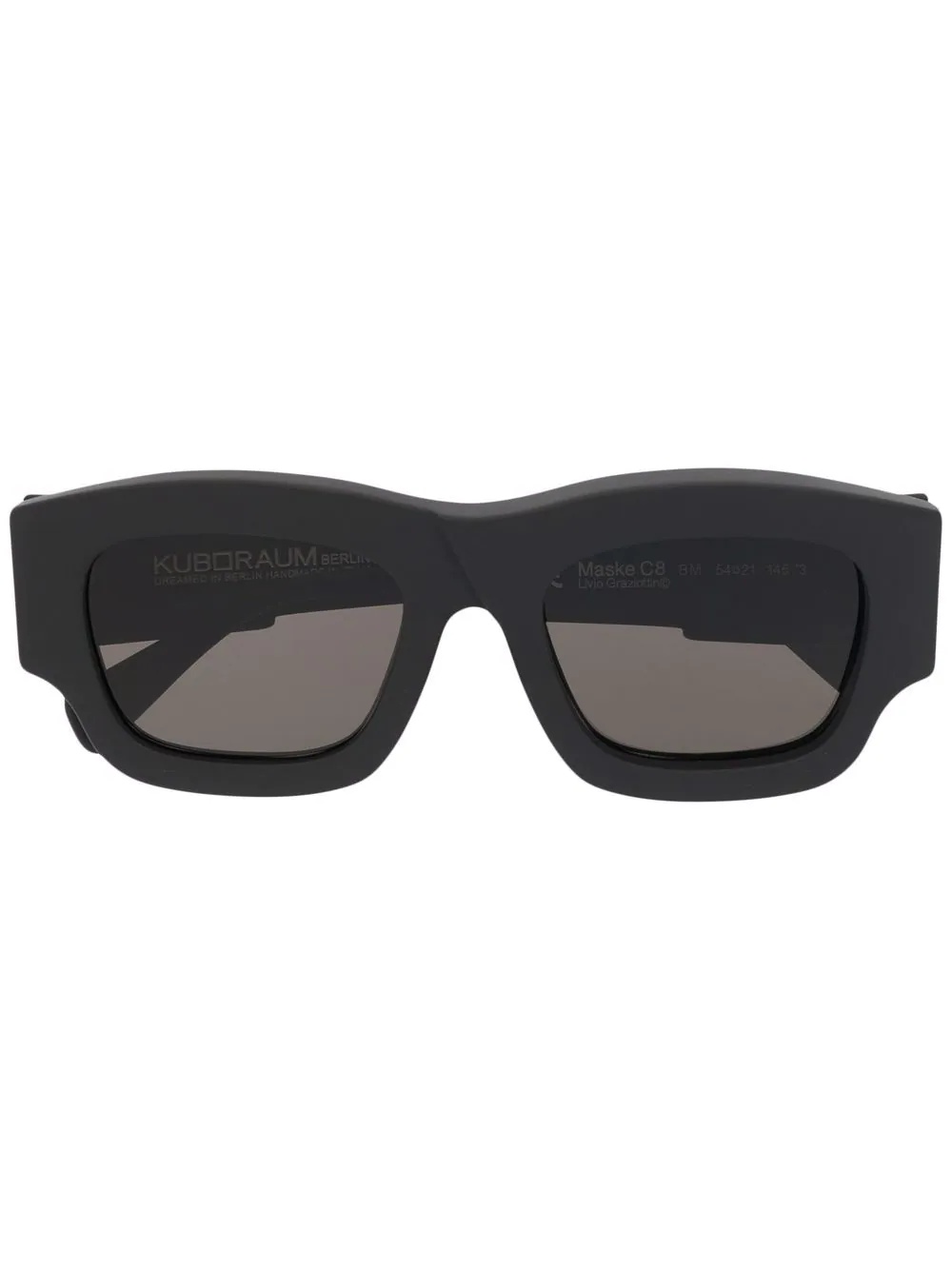 C8 two-tone square-frame sunglasses - 1