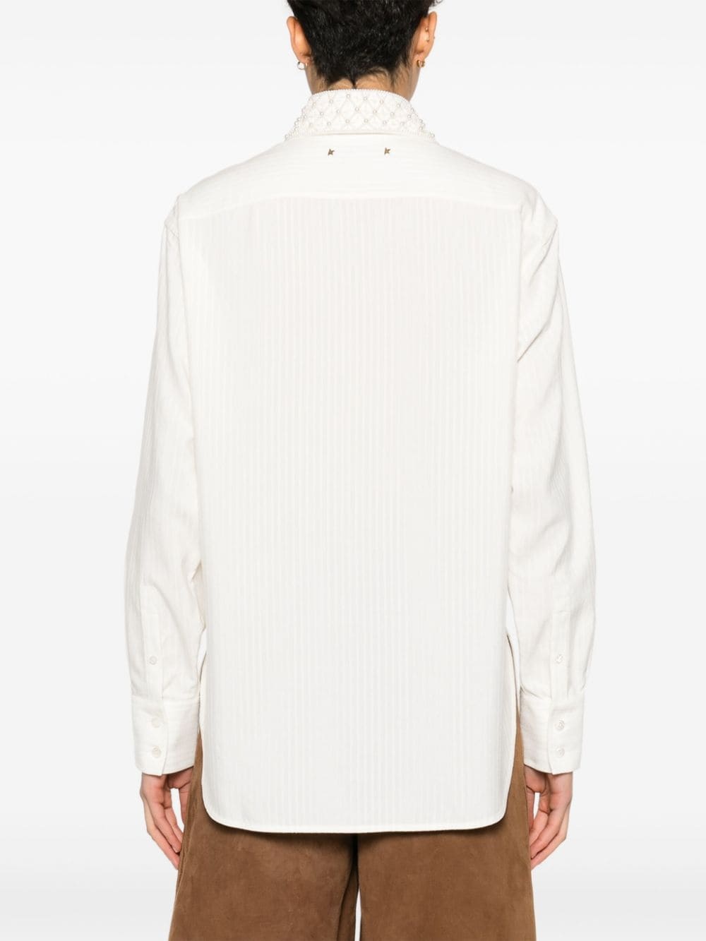 ribbed-effect shirt - 4