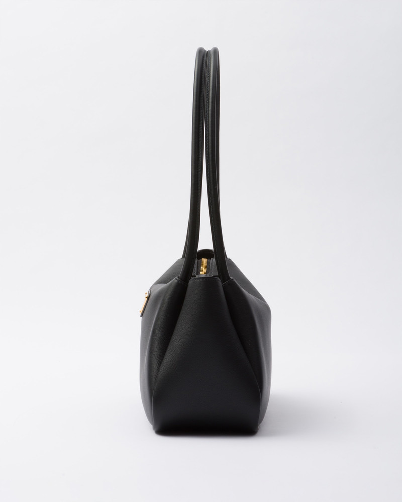 Medium leather handbag 6