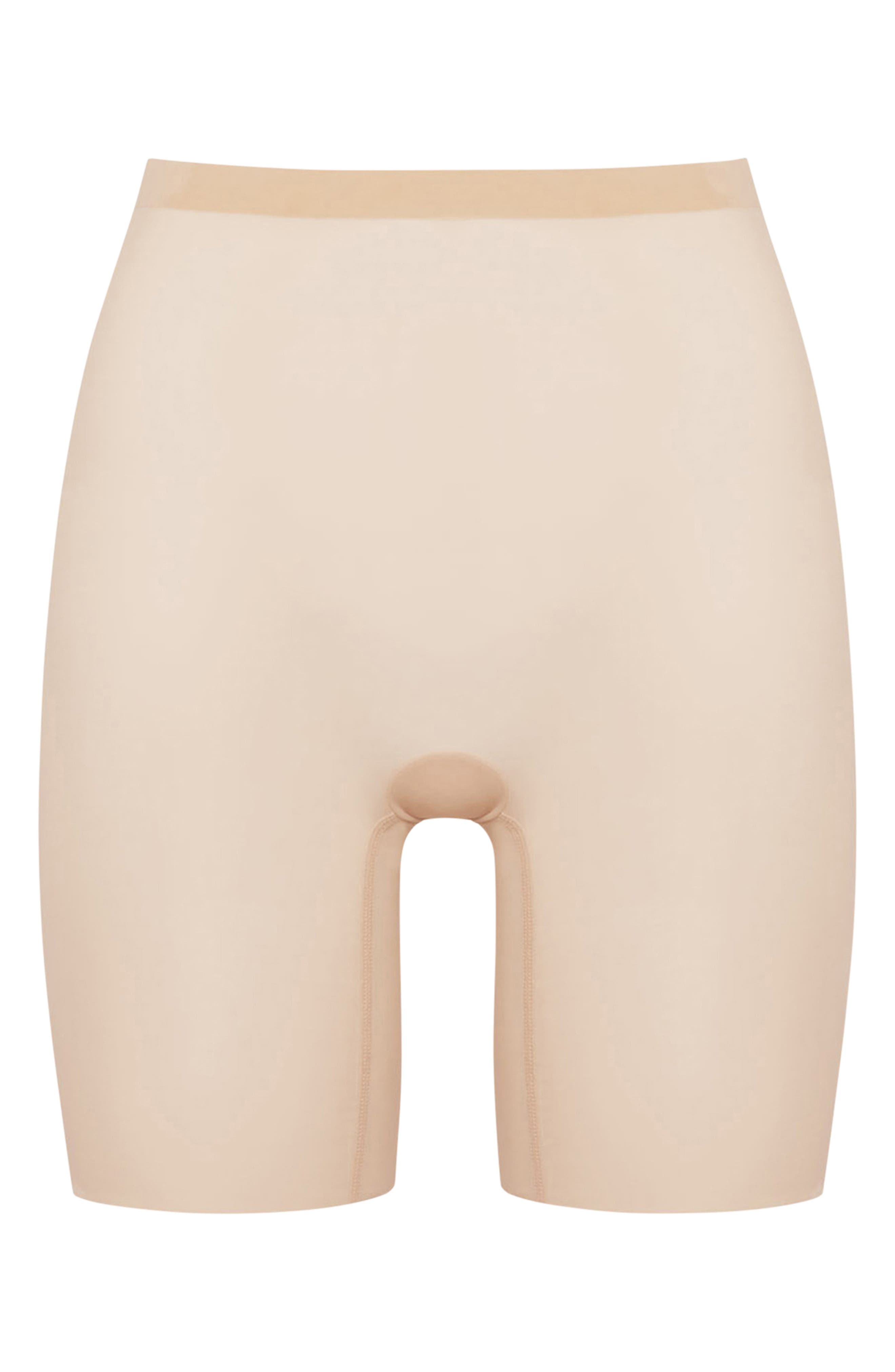 Wolford Tulle Control Shaper Shorts in Clay at Nordstrom - 4