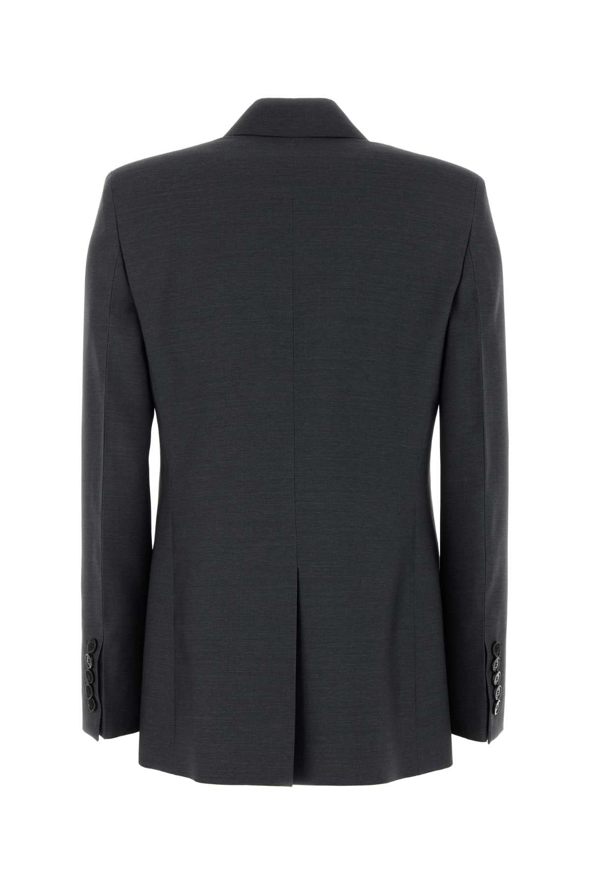 Gucci Women Graphite Wool Blazer - 2