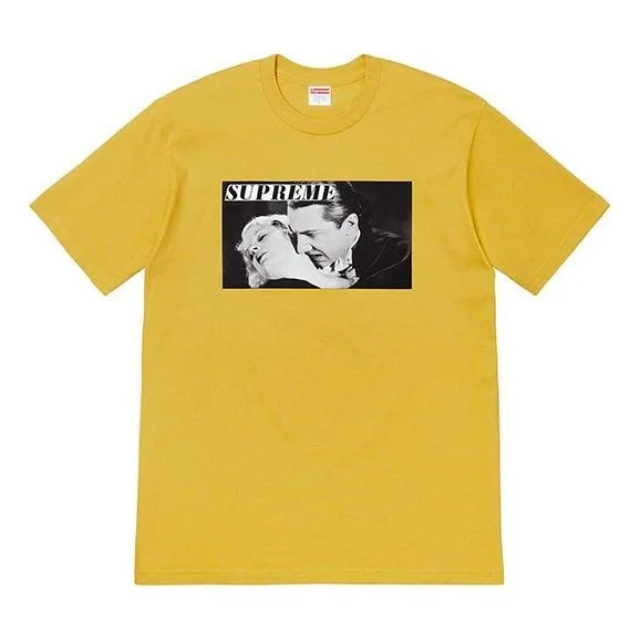Supreme SS19 Bela Lugosi Tee Vampire Short Sleeve Unisex Yellow SUP-SS19-10500 - 1