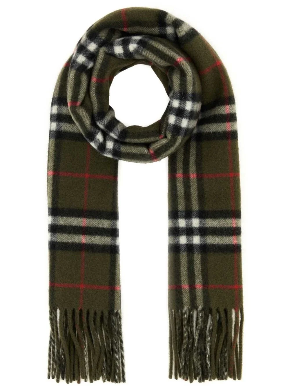 checked scarf - 1