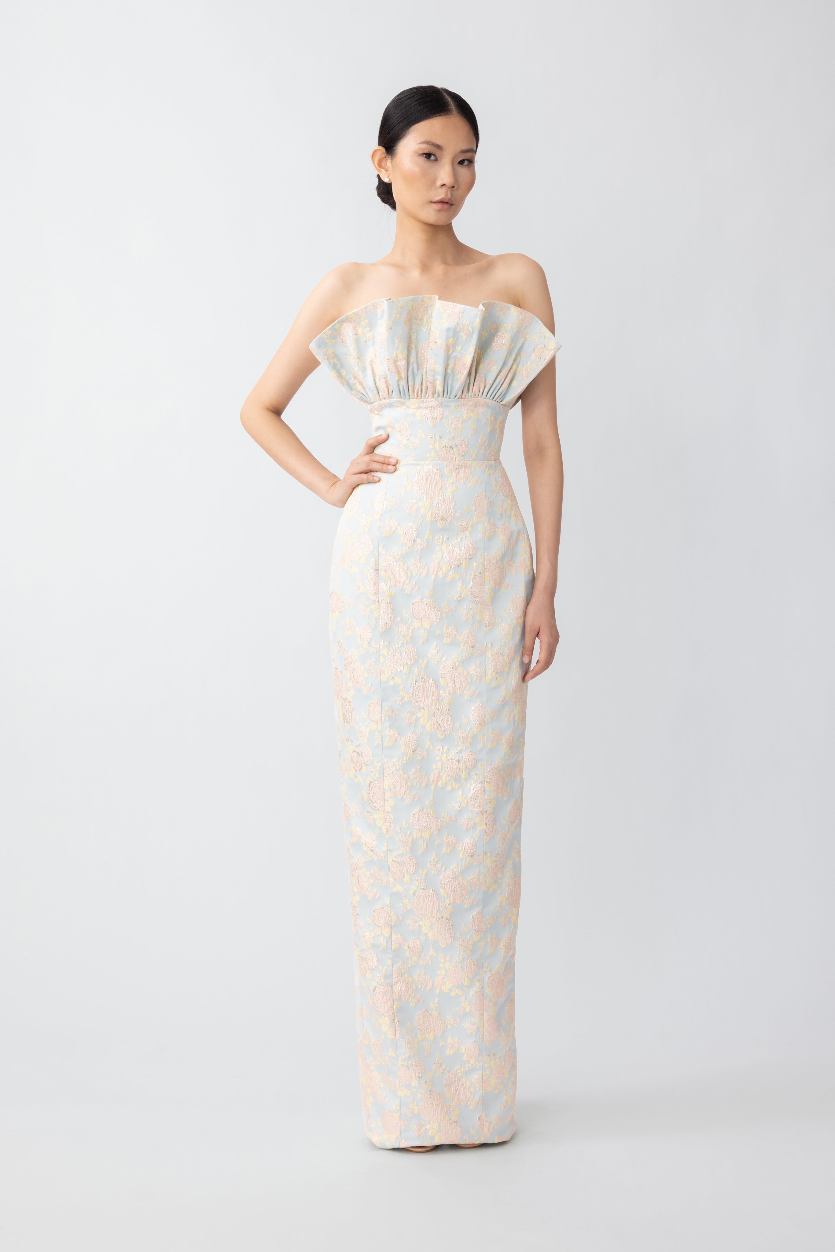 NOAH JACQUARD GOWN - 2