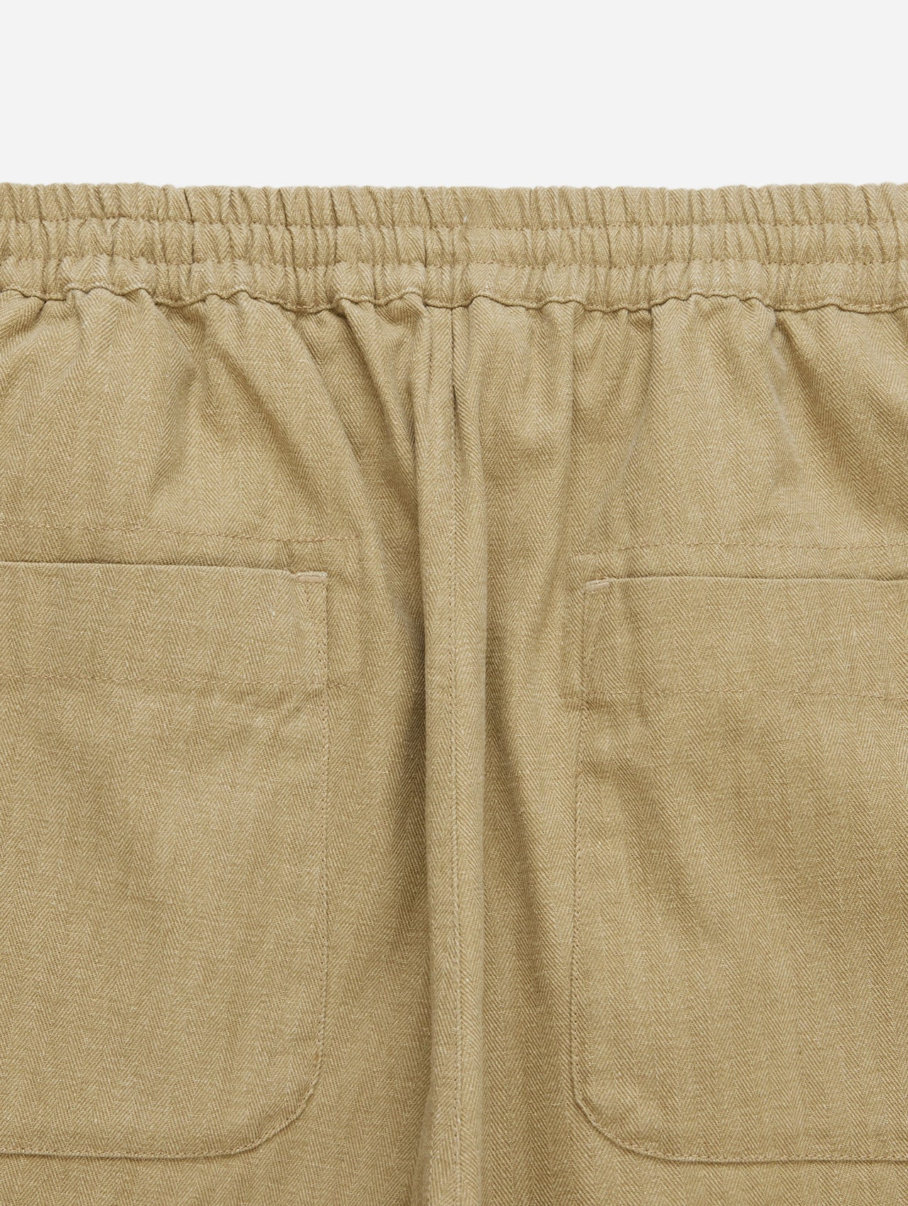 Drawstring Short - Sand HBT - 8